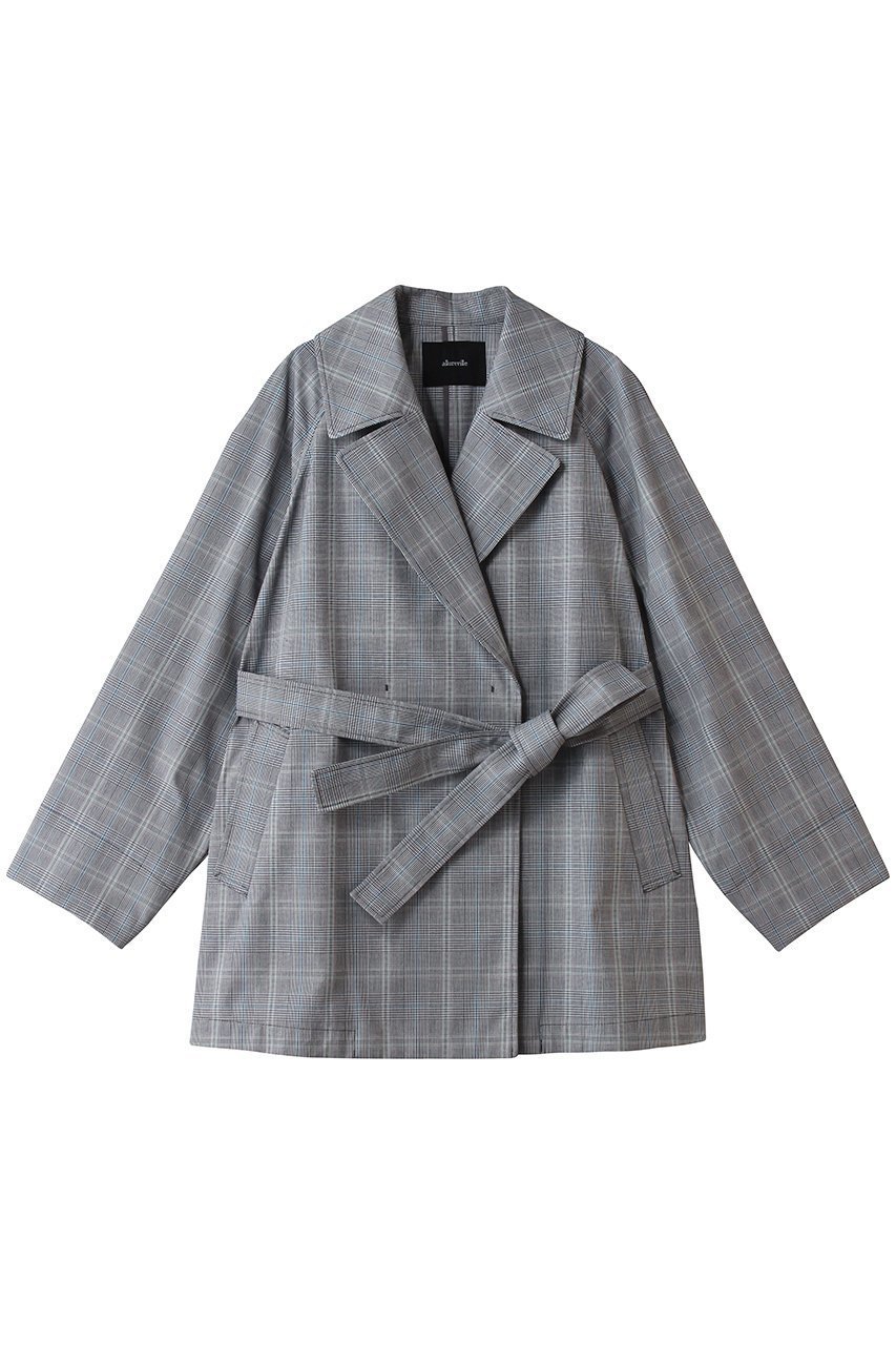 【アルアバイル/allureville】のオーバーサイズショートトレンチコート 人気、トレンドファッション・服の通販 founy(ファニー) 　ファッション　Fashion　レディースファッション　Fashion for Women　アウター　Coat / Outerwear Collection　コート・ロングコート・ピーコート　Long Coats, Peacoats & More　トレンチコート / 春秋の定番アウター　Trench Coats　ショート　Short, Short Length　チェック　Check, Plaid, Tartan　新作・新入荷　New Arrivals / New In　 other-1|ID: prp329100004878764 ipo3291000000036403598