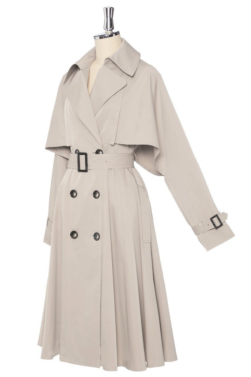 【デイジーリン/DAISY LIN】の2WAY Dress Trench 人気、トレンドファッション・服の通販 founy(ファニー) 　ファッション　Fashion　レディースファッション　Fashion for Women　アウター　Coat / Outerwear Collection　コート・ロングコート・ピーコート　Long Coats, Peacoats & More　ワンピース　Dresses　フォーマル・パーティードレス・結婚式用ドレス　Elegant & Casual Dresses　インナー　Innerwear　ウォッシャブル　Machine Washable　洗える　Machine Washable　ストレッチ　Stretch, Stretchy Fabric　トレンチ　Trench, Trench Coat　ドレス　Dress, One-Piece　フレア　Flare, Flared　ロング　Long, Long-Length　再入荷　Restock / Back in Stock　おすすめ　Recommended / Our Picks　エレガント 上品　Elegant　other-2|ID: prp329100004878765 ipo3291000000036403609