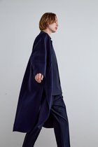 【ル フィル/LE PHIL】の《LE PHIL》ソフトウールリバーノーカラーコート 人気、トレンドファッション・服の通販 founy(ファニー) ファッション Fashion レディースファッション Fashion for Women アウター Coat / Outerwear Collection コート・ロングコート・ピーコート Long Coats, Peacoats & More シンプル Simple, Minimal スタンダード Standard, Basic スリット Slit, Slit Detail パッチ Patch, Appliqué フォルム Silhouette, Form ポケット Pocket, Pocket Detail ロング Long, Long-Length 新作・新入荷 New Arrivals / New In thumbnail ネイビー|ID: prp329100004878766 ipo3291000000036403617