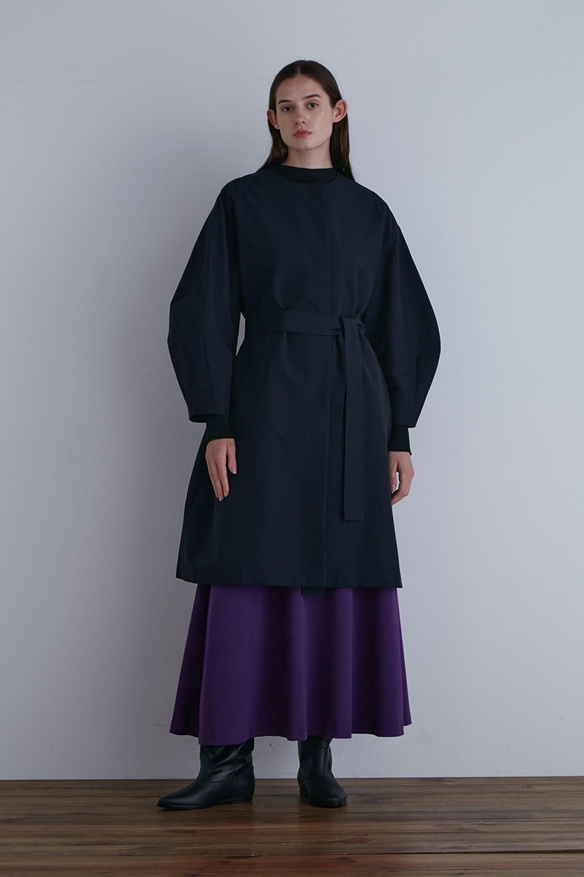 【ル フィル/LE PHIL】のナイロンコットンクロスノーカラーコート 人気、トレンドファッション・服の通販 founy(ファニー) 　ファッション　Fashion　レディースファッション　Fashion for Women　アウター　Coat / Outerwear Collection　コート・ロングコート・ピーコート　Long Coats, Peacoats & More　スタンダード　Standard, Basic　ドレス　Dress, One-Piece　リラックス　Relax, Relaxed Fit　ロング　Long, Long-Length　新作・新入荷　New Arrivals / New In　other-4|ID: prp329100004878767 ipo3291000000036403627