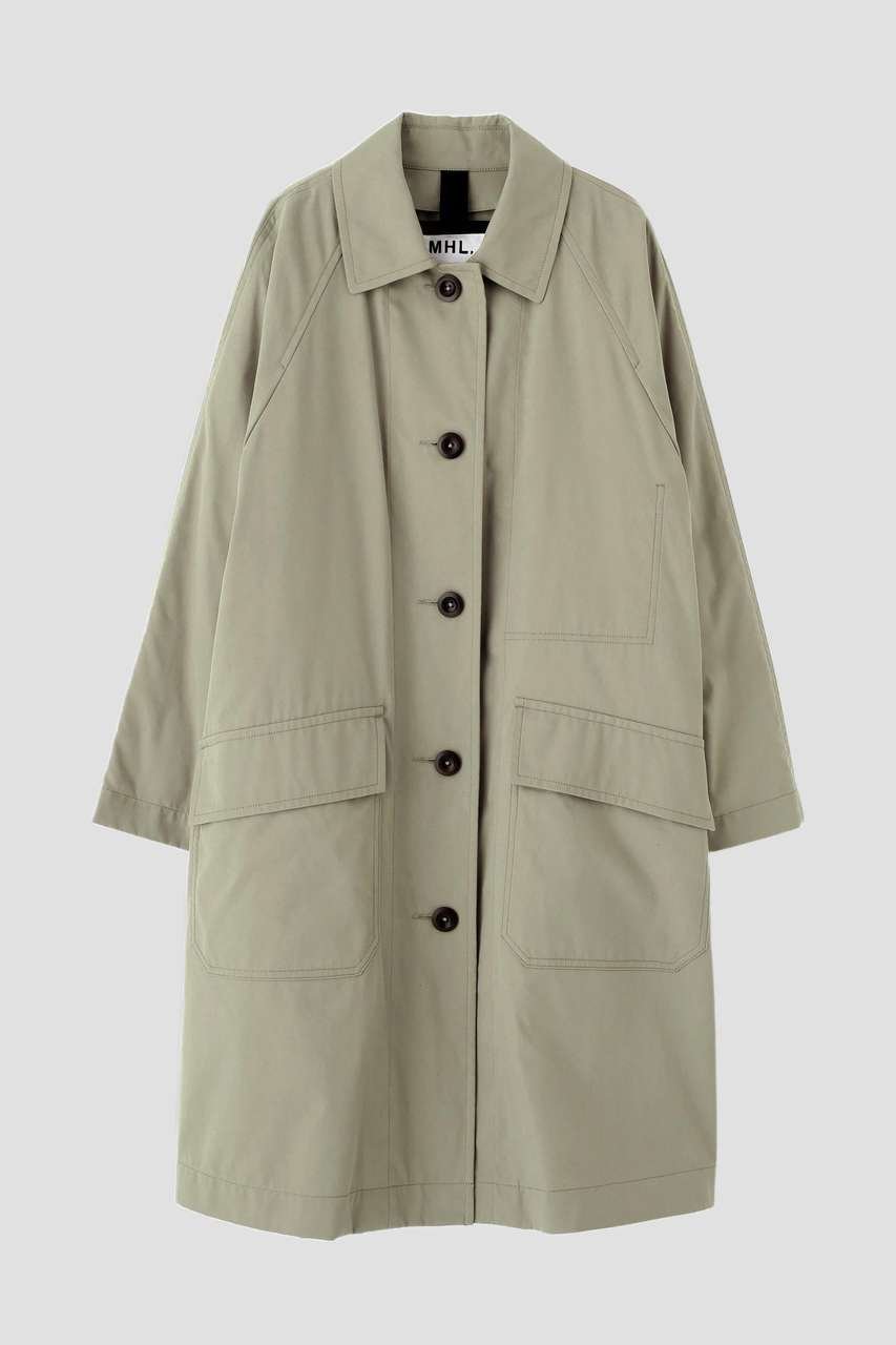 【マーガレットハウエル/MARGARET HOWELL】のWORN COTTON NYLON COAT 人気、トレンドファッション・服の通販 founy(ファニー) 　ファッション　Fashion　レディースファッション　Fashion for Women　アウター　Coat / Outerwear Collection　コート・ロングコート・ピーコート　Long Coats, Peacoats & More　フラップ　Flap, Flap Pocket　ポケット　Pocket, Pocket Detail　ロング　Long, Long-Length　ワーク　Workwear, Utility Style　新作・新入荷　New Arrivals / New In　other-4|ID: prp329100004878786 ipo3291000000036403790