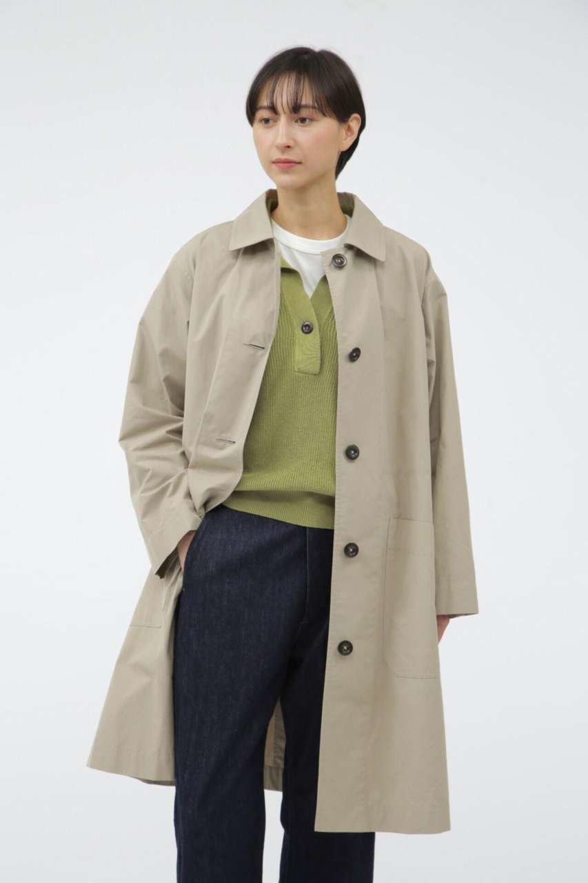【マーガレットハウエル/MARGARET HOWELL】のPROOFED COTTON POPLIN インテリア・キッズ・メンズ・レディースファッション・服の通販 founy(ファニー) ファッション Fashion レディースファッション Fashion for Women アウター Coat / Outerwear Collection コート・ロングコート・ピーコート Long Coats, Peacoats & More テクスチャー Texture, Textured Fabric ドレス Dress, One-Piece ポケット Pocket, Pocket Detail ロング Long, Long-Length ワーク Workwear, Utility Style 新作・新入荷 New Arrivals / New In 軽量 Lightweight, Ultra Light ベージュ|ID: prp329100004878787 ipo3291000000036403795