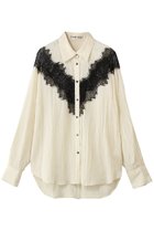 【プランク プロジェクト/PRANK PROJECT】のレースコンビシャツ WHT(ホワイト)|ID: prp329100004878795 ipo3291000000036403922