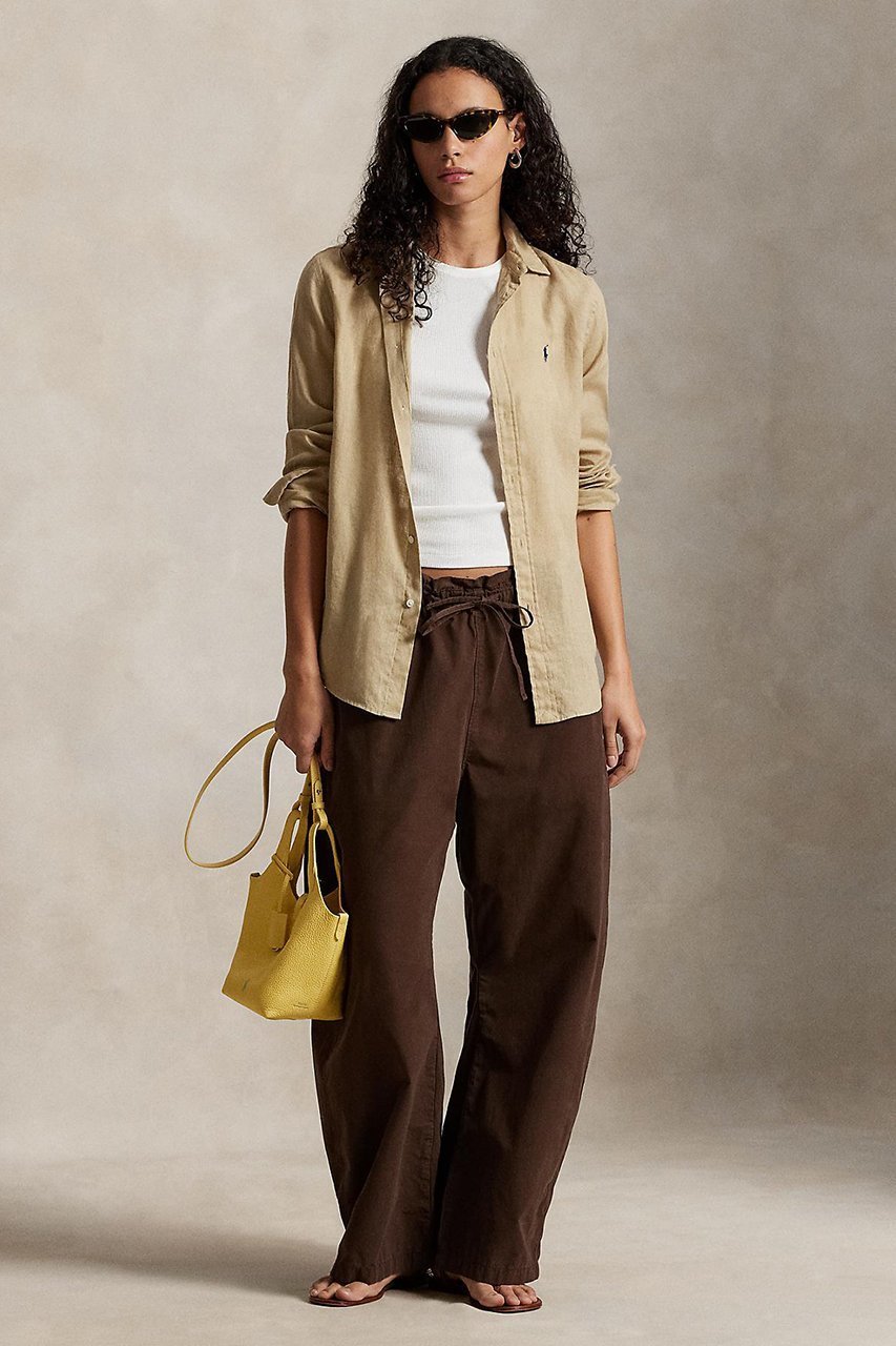 【ラルフローレン/RALPH LAUREN】の【POLO RALPH LAUREN】クラシック フィット リネン シャツ 人気、トレンドファッション・服の通販 founy(ファニー) ファッション Fashion レディースファッション Fashion for Women トップス・カットソー Cut & Sew Tops シャツ・ブラウス・オフィスカジュアル Elegant Blouses & Button-Ups クラシック Classic, Timeless Style ストレート Straight, Straight Cut スリーブ Sleeve, Long Sleeve / Short Sleeve バランス Balance, Style Balance フィット Fit, Slim Fit プリーツ Pleats, Pleated ボックス Boxy, Box Shape ヨーク Yoke, Yoke Design リネン Linen, Linen Fabric リラックス Relax, Relaxed Fit ロング Long, Long-Length エレガント 上品 Elegant 夏 Summer 定番 Standard, Basic Item 新作・新入荷 New Arrivals / New In other-2|ID: prp329100004878799 ipo3291000000036403970