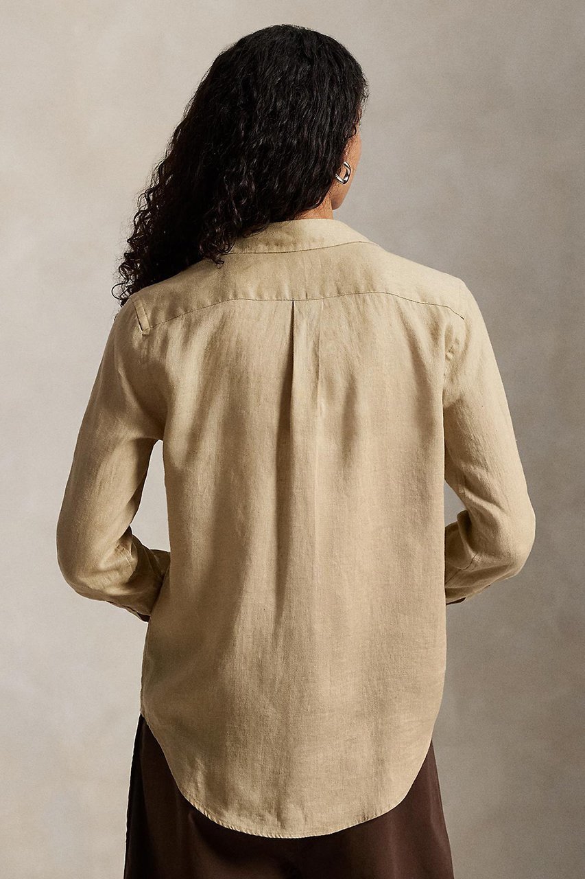 【ラルフローレン/RALPH LAUREN】の【POLO RALPH LAUREN】クラシック フィット リネン シャツ 人気、トレンドファッション・服の通販 founy(ファニー) ファッション Fashion レディースファッション Fashion for Women トップス・カットソー Cut & Sew Tops シャツ・ブラウス・オフィスカジュアル Elegant Blouses & Button-Ups クラシック Classic, Timeless Style ストレート Straight, Straight Cut スリーブ Sleeve, Long Sleeve / Short Sleeve バランス Balance, Style Balance フィット Fit, Slim Fit プリーツ Pleats, Pleated ボックス Boxy, Box Shape ヨーク Yoke, Yoke Design リネン Linen, Linen Fabric リラックス Relax, Relaxed Fit ロング Long, Long-Length エレガント 上品 Elegant 夏 Summer 定番 Standard, Basic Item 新作・新入荷 New Arrivals / New In other-4|ID: prp329100004878799 ipo3291000000036403972