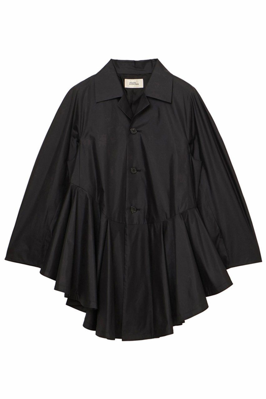 【ミラ ショーン バイ チカ キサダ/mila schon by chika kisada】のタイプライター2WAYドレスコート 人気、トレンドファッション・服の通販 founy(ファニー) 　ファッション　Fashion　レディースファッション　Fashion for Women　アウター　Coat / Outerwear Collection　コート・ロングコート・ピーコート　Long Coats, Peacoats & More　ワンピース　Dresses　フォーマル・パーティードレス・結婚式用ドレス　Elegant & Casual Dresses　アシンメトリー　Asymmetrical Style　エレガント 上品　Elegant　ショート　Short, Short Length　タイプライター　Typewriter Fabric, Crisp Cotton　ドレス　Dress, One-Piece　ペプラム　Peplum, Flared Hem　別注　Limited Edition, Custom Order　新作・新入荷　New Arrivals / New In　 other-1|ID: prp329100004878807 ipo3291000000036404144