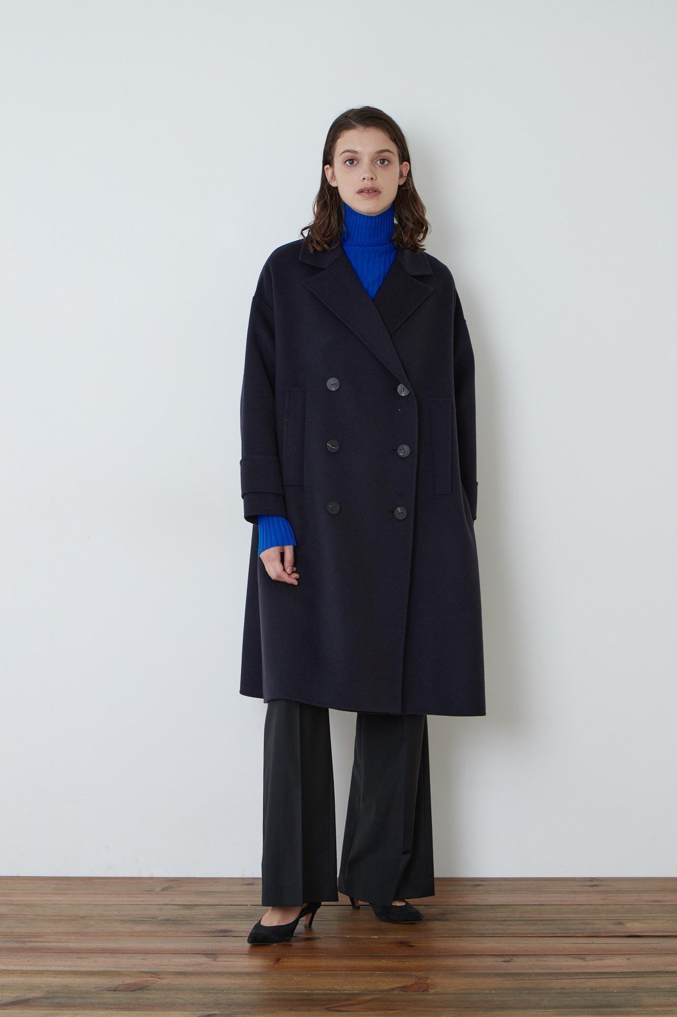 【ル フィル/LE PHIL】の《LE PHIL》ソフトウールリバービックPコート 人気、トレンドファッション・服の通販 founy(ファニー) 　ファッション　Fashion　レディースファッション　Fashion for Women　アウター　Coat / Outerwear Collection　コート・ロングコート・ピーコート　Long Coats, Peacoats & More　Pコート　Pea Coats　スタンダード　Standard, Basic　フレア　Flare, Flared　モダン　Modern, Contemporary　ロング　Long, Long-Length　新作・新入荷　New Arrivals / New In　other-3|ID: prp329100004878810 ipo3291000000036404172