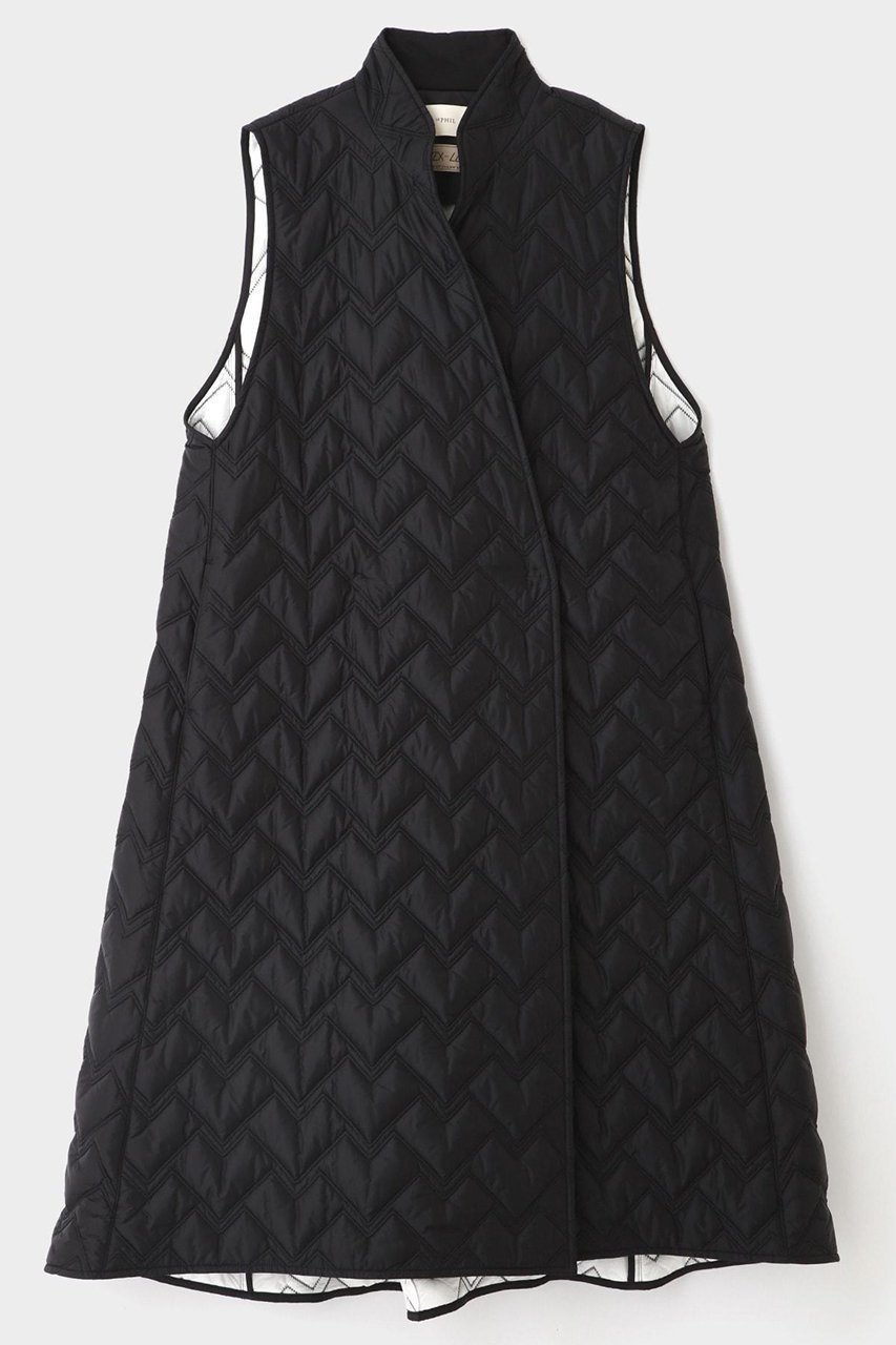 【ル フィル/LE PHIL】の《LE PHIL》バイカラーキルティングジレコート 人気、トレンドファッション・服の通販 founy(ファニー) 　ファッション　Fashion　レディースファッション　Fashion for Women　アウター　Coat / Outerwear Collection　コート・ロングコート・ピーコート　Long Coats, Peacoats & More　レディースジャケット・軽アウター　Jackets　アクセサリー　Fashion Accessories　エレガント 上品　Elegant　キルティング　Quilted, Quilting　ジャケット　Jacket, Outerwear　スタンダード　Standard, Basic　ダウン　Down, Puffer　モチーフ　Motif, Design Theme　新作・新入荷　New Arrivals / New In　other-2|ID: prp329100004878811 ipo3291000000036404177