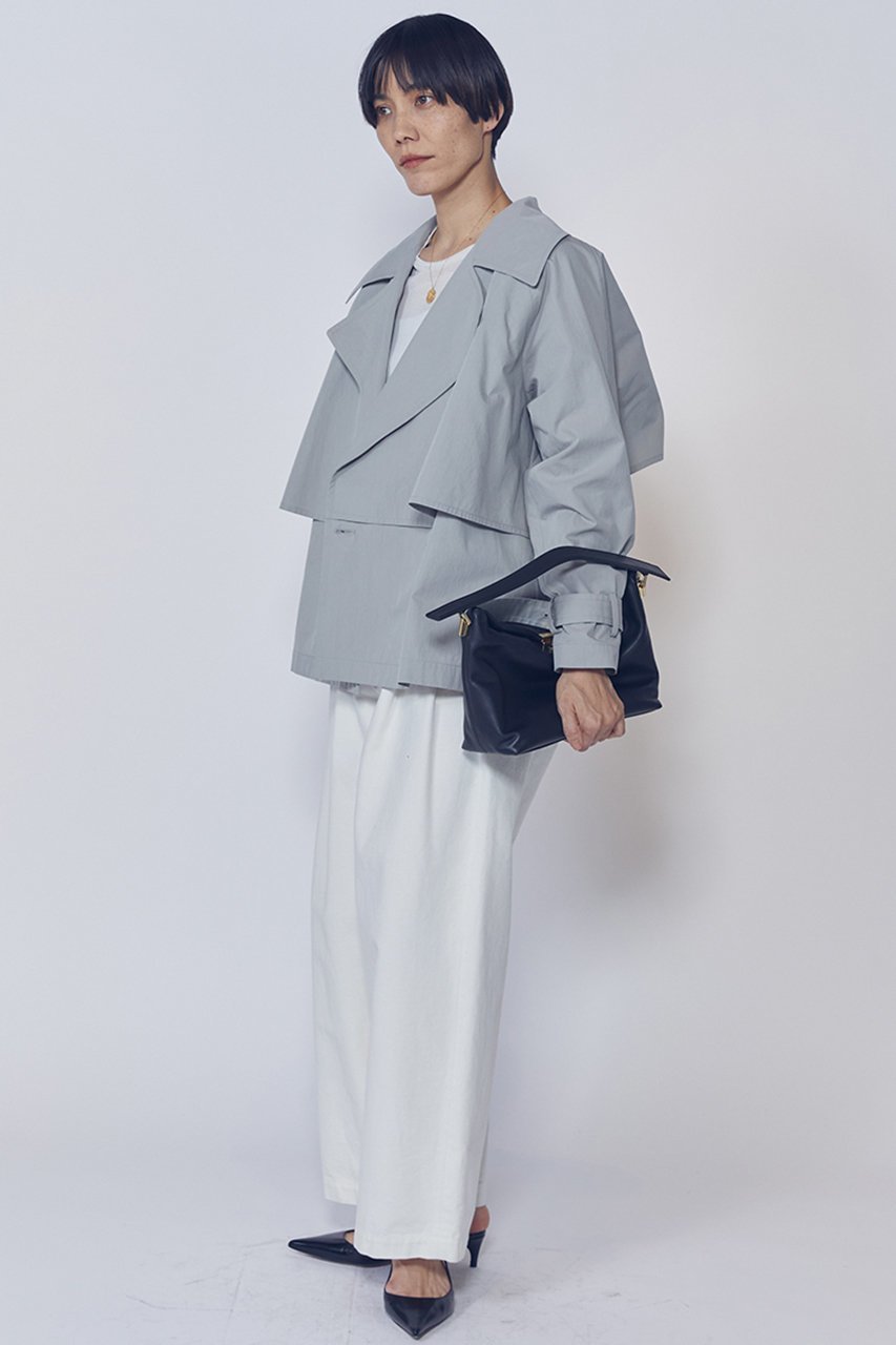 【プルミエ アロンディスモン/1er Arrondissement】のナイロンコート 人気、トレンドファッション・服の通販 founy(ファニー) 　ファッション　Fashion　レディースファッション　Fashion for Women　アウター　Coat / Outerwear Collection　コート・ロングコート・ピーコート　Long Coats, Peacoats & More　ショート　Short, Short Length　タンブラー　Tumbler, Travel Mug　トレンチ　Trench, Trench Coat　フォルム　Silhouette, Form　新作・新入荷　New Arrivals / New In　other-3|ID: prp329100004878812 ipo3291000000036404188