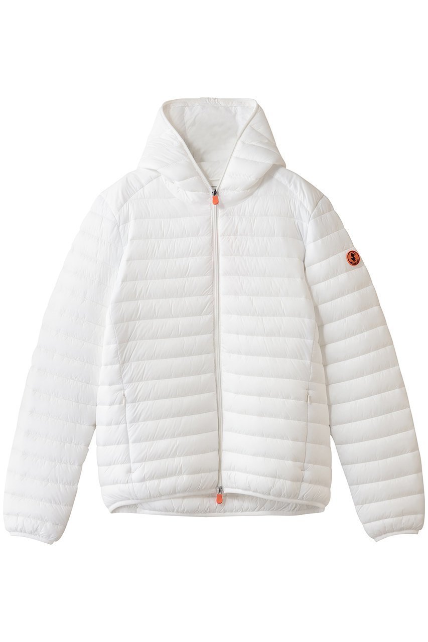 【セイブ ザ ダック/SAVE THE DUCK / MEN】の【MEN】DONALD D30650M GIGA N.O.S./フーディーキルティングジャケット インテリア・キッズ・メンズ・レディースファッション・服の通販 founy(ファウニー) 　ファッション　Fashion　メンズファッション　Fashion for Men　アウトドア　Outdoor Clothing　オレンジ　Orange　コンパクト　Compact, Small Size　ショート　Short, Short Length　パッチ　Patch, Appliqué　レギュラー　Regular, Standard Fit　オフホワイト|ID: prp329100004878813 ipo3291000000036404193