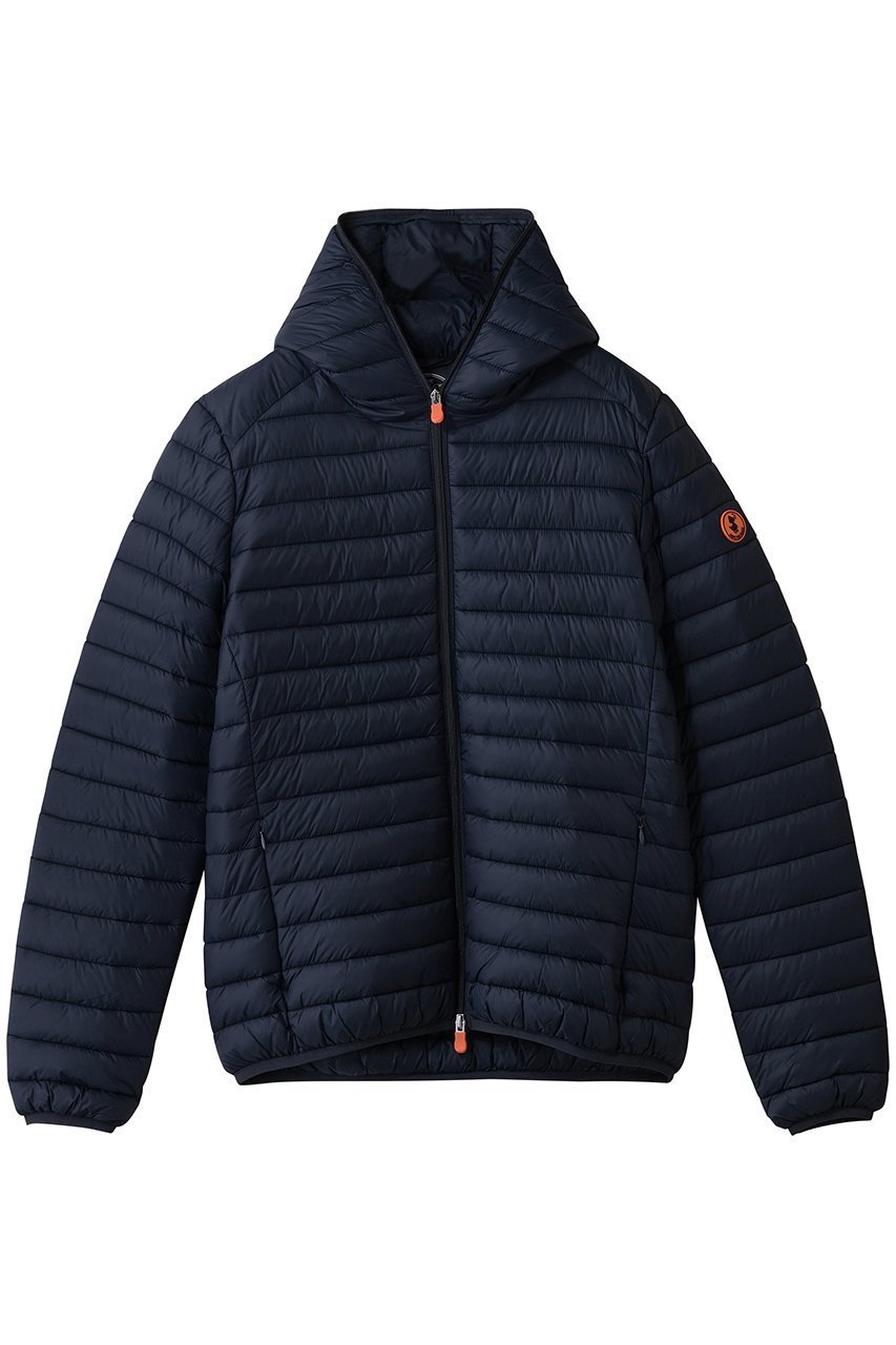 【セイブ ザ ダック/SAVE THE DUCK / MEN】の【MEN】DONALD D30650M GIGA N.O.S./フーディーキルティングジャケット インテリア・キッズ・メンズ・レディースファッション・服の通販 founy(ファウニー) 　ファッション　Fashion　メンズファッション　Fashion for Men　アウトドア　Outdoor Clothing　オレンジ　Orange　コンパクト　Compact, Small Size　ショート　Short, Short Length　パッチ　Patch, Appliqué　レギュラー　Regular, Standard Fit　ネイビーブルー|ID: prp329100004878813 ipo3291000000036404194