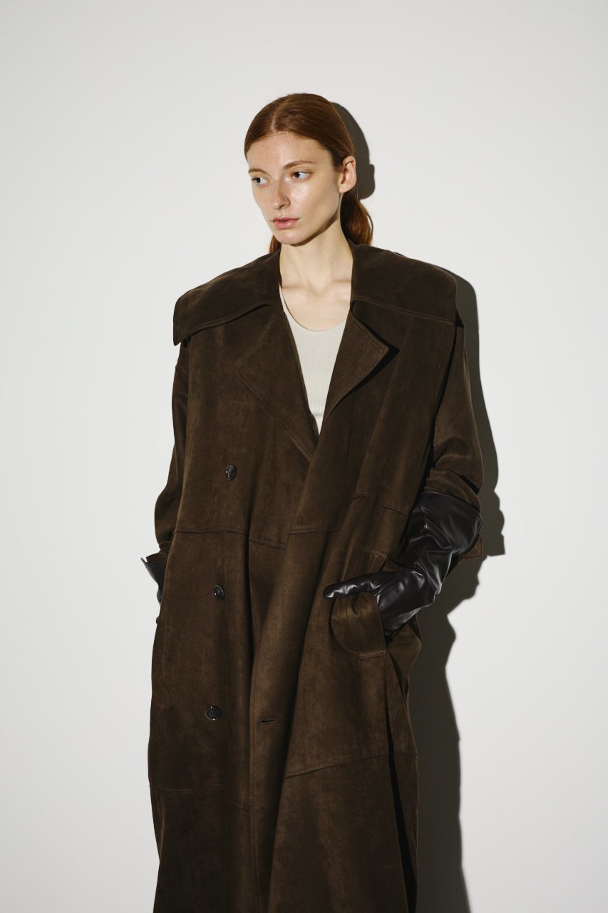 【リムアーク/RIM.ARK】のF/Suede over maxi CT/コート 人気、トレンドファッション・服の通販 founy(ファニー) 　ファッション　Fashion　レディースファッション　Fashion for Women　アウター　Coat / Outerwear Collection　コート・ロングコート・ピーコート　Long Coats, Peacoats & More　エレガント 上品　Elegant　マキシ　Maxi, Full Length　ロング　Long, Long-Length　 other-1|ID: prp329100004878820 ipo3291000000036404259