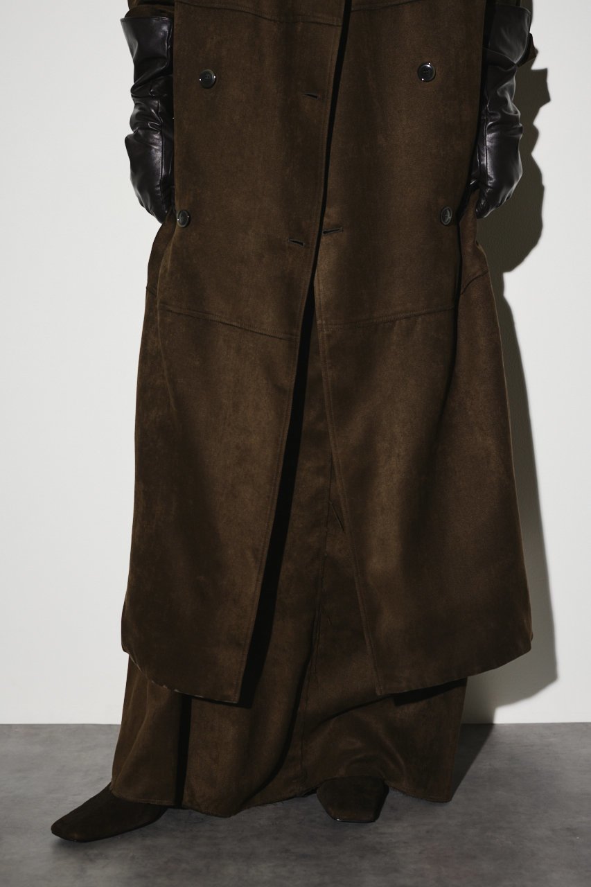 【リムアーク/RIM.ARK】のF/Suede over maxi CT/コート 人気、トレンドファッション・服の通販 founy(ファニー) 　ファッション　Fashion　レディースファッション　Fashion for Women　アウター　Coat / Outerwear Collection　コート・ロングコート・ピーコート　Long Coats, Peacoats & More　エレガント 上品　Elegant　マキシ　Maxi, Full Length　ロング　Long, Long-Length　other-6|ID: prp329100004878820 ipo3291000000036404265