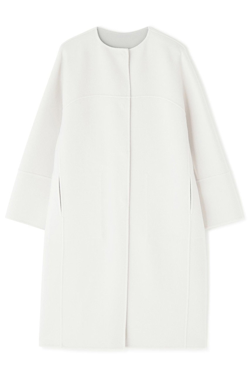 【アドーア/ADORE】のCa混2TONEリバーコクーンコート インテリア・キッズ・メンズ・レディースファッション・服の通販 founy(ファウニー) 　ファッション　Fashion　レディースファッション　Fashion for Women　アウター　Coat / Outerwear Collection　コート・ロングコート・ピーコート　Long Coats, Peacoats & More　リバーシブル　Reversible, Two-Sided　ロング　Long, Long-Length　別注　Limited Edition, Custom Order　ホワイト|ID: prp329100004878826 ipo3291000000036843289