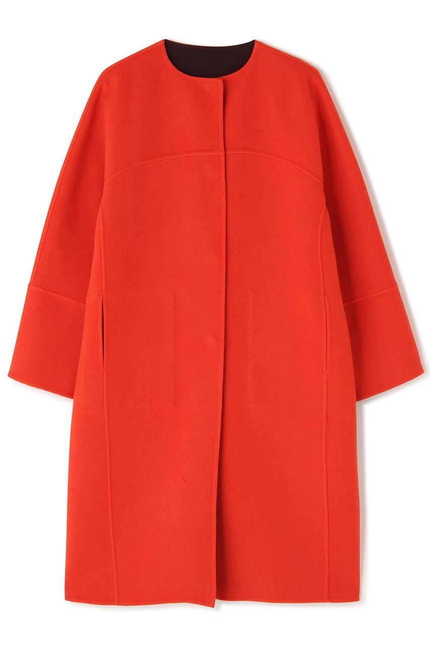 【アドーア/ADORE】のCa混2TONEリバーコクーンコート インテリア・キッズ・メンズ・レディースファッション・服の通販 founy(ファウニー) 　ファッション　Fashion　レディースファッション　Fashion for Women　アウター　Coat / Outerwear Collection　コート・ロングコート・ピーコート　Long Coats, Peacoats & More　リバーシブル　Reversible, Two-Sided　ロング　Long, Long-Length　別注　Limited Edition, Custom Order　オレンジ|ID: prp329100004878826 ipo3291000000036843292