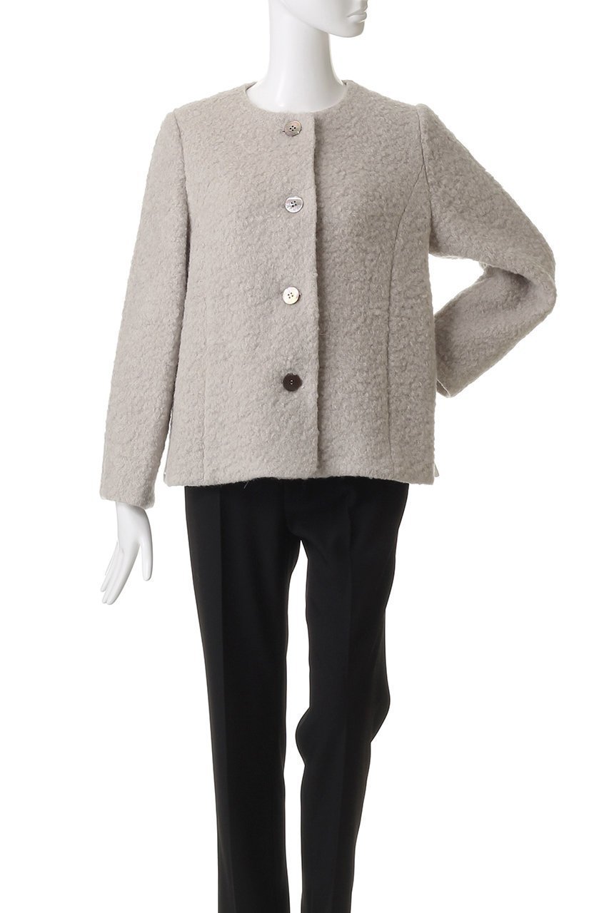 【エムフィル/M Fil】のボアシャギー ショートコート 人気、トレンドファッション・服の通販 founy(ファニー) 　ファッション　Fashion　レディースファッション　Fashion for Women　アウター　Coat / Outerwear Collection　コート・ロングコート・ピーコート　Long Coats, Peacoats & More　ショート　Short, Short Length　シンプル　Simple, Minimal　ワイド　Wide, Wide Fit　エレガント 上品　Elegant　other-2|ID: prp329100004878829 ipo3291000000036404339