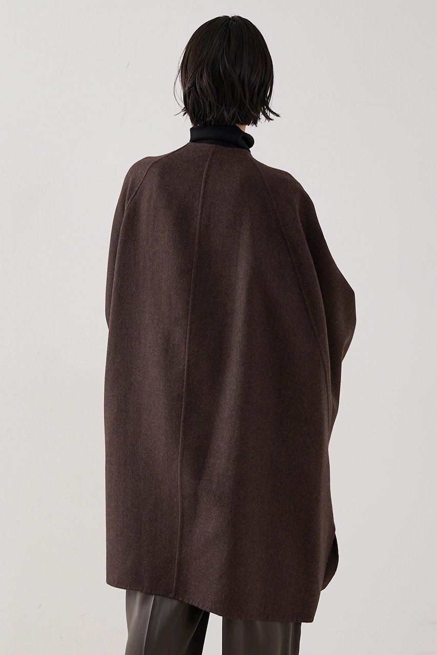 【ザ ストア バイ シー/THE STORE by C】の【V】【COCUCA】リバーカラーケープ 人気、トレンドファッション・服の通販 founy(ファニー) 　ファッション　Fashion　レディースファッション　Fashion for Women　アウター　Coat / Outerwear Collection　コート・ロングコート・ピーコート　Long Coats, Peacoats & More　クラシック　Classic, Timeless Style　スリット　Slit, Slit Detail　メタル　Metal, Metal Parts　ロング　Long, Long-Length　別注　Limited Edition, Custom Order　other-5|ID: prp329100004878832 ipo3291000000036404370