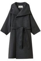 【プランク プロジェクト/PRANK PROJECT】のハイネックコート 人気、トレンドファッション・服の通販 founy(ファニー) ファッション Fashion レディースファッション Fashion for Women アウター Coat / Outerwear Collection コート・ロングコート・ピーコート Long Coats, Peacoats & More ハイネック High Neck, Mock Neck フロント Front, Front Design マニッシュ Mannish, Boyish メルトン Melton, Heavy Wool ロング Long, Long-Length thumbnail GRY(グレー)|ID: prp329100004878850 ipo3291000000036404573