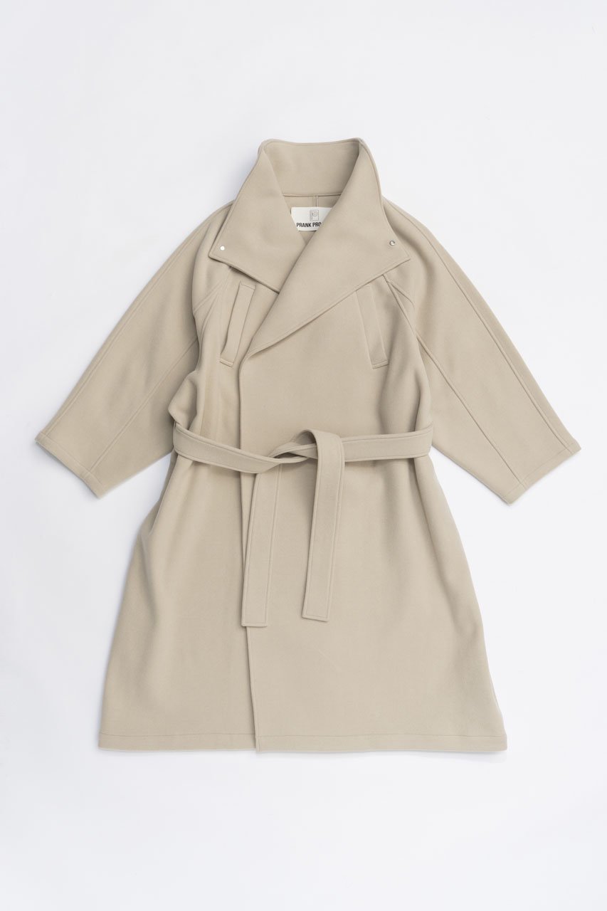 【プランク プロジェクト/PRANK PROJECT】のハイネックコート インテリア・キッズ・メンズ・レディースファッション・服の通販 founy(ファニー) ファッション Fashion レディースファッション Fashion for Women アウター Coat / Outerwear Collection コート・ロングコート・ピーコート Long Coats, Peacoats & More ハイネック High Neck, Mock Neck フロント Front, Front Design マニッシュ Mannish, Boyish メルトン Melton, Heavy Wool ロング Long, Long-Length BGE(ベージュ)|ID: prp329100004878850 ipo3291000000036404574