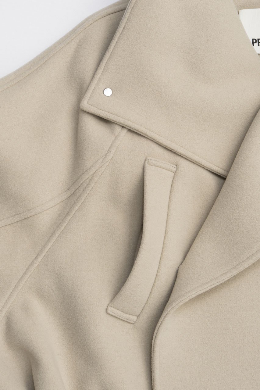 【プランク プロジェクト/PRANK PROJECT】のハイネックコート 人気、トレンドファッション・服の通販 founy(ファニー) ファッション Fashion レディースファッション Fashion for Women アウター Coat / Outerwear Collection コート・ロングコート・ピーコート Long Coats, Peacoats & More ハイネック High Neck, Mock Neck フロント Front, Front Design マニッシュ Mannish, Boyish メルトン Melton, Heavy Wool ロング Long, Long-Length other-4|ID: prp329100004878850 ipo3291000000036404577