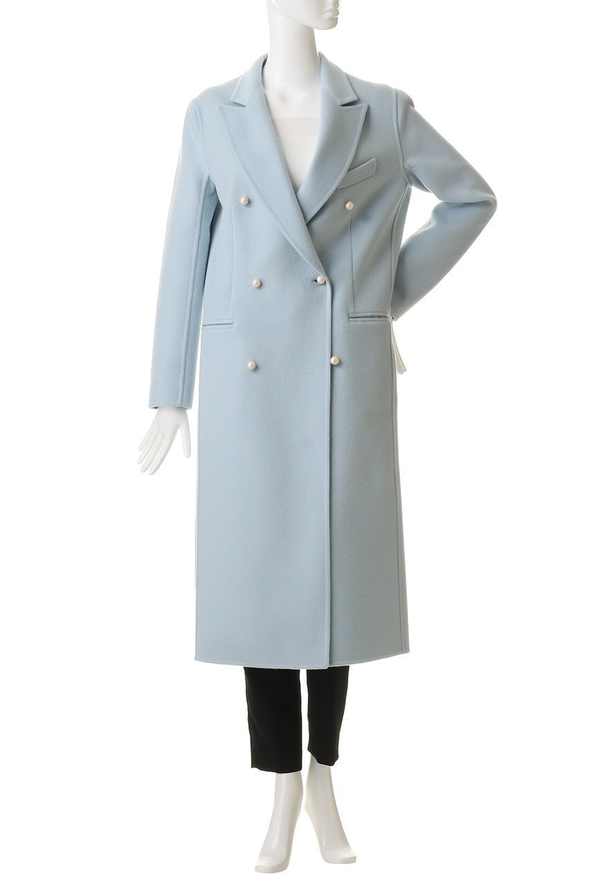 【マディソンブルー/MADISONBLUE】のPEARL CHESTER COAT BEAVER パールボタンチェスターコート 人気、トレンドファッション・服の通販 founy(ファニー) 　ファッション　Fashion　レディースファッション　Fashion for Women　アウター　Coat / Outerwear Collection　コート・ロングコート・ピーコート　Long Coats, Peacoats & More　チェスターコート・ロング丈アウター　Chester Coats / Chesterfield Long Coats　チェスターコート　Chester Coat, Long Coat　パール　Pearl, Pearl Accent　ロング　Long, Long-Length　エレガント 上品　Elegant　other-2|ID: prp329100004878864 ipo3291000000036404717