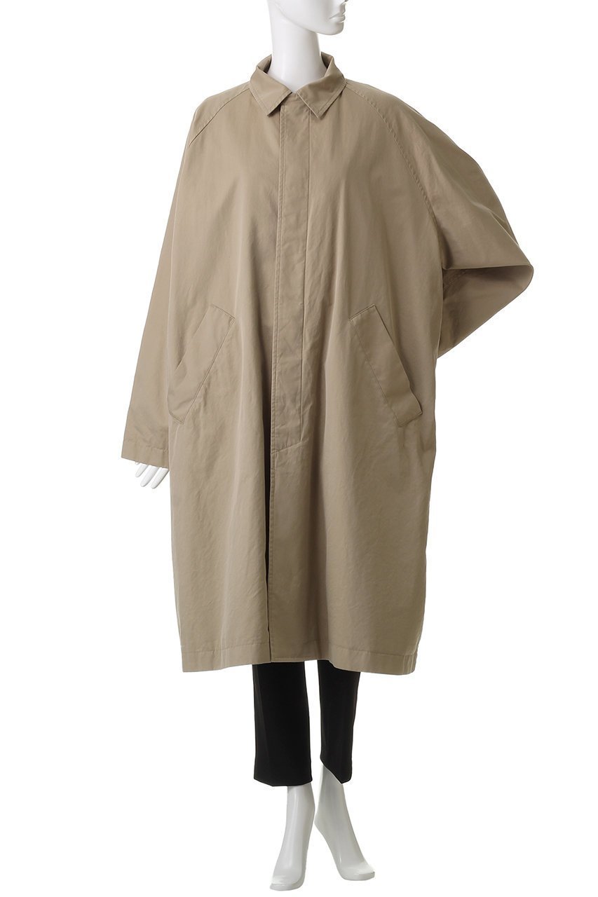 【キャサリンハムネット/KATHARINE HAMNETT LONDON】のガーメントウォッシュ バルマカーン コート 人気、トレンドファッション・服の通販 founy(ファニー) 　ファッション　Fashion　レディースファッション　Fashion for Women　アウター　Coat / Outerwear Collection　コート・ロングコート・ピーコート　Long Coats, Peacoats & More　クラシック　Classic, Timeless Style　スリーブ　Sleeve, Long Sleeve / Short Sleeve　ロング　Long, Long-Length　定番　Standard, Basic Item　other-2|ID: prp329100004878865 ipo3291000000036404733