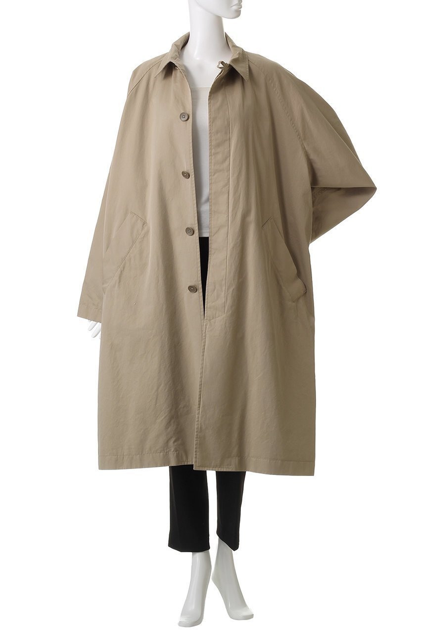 【キャサリンハムネット/KATHARINE HAMNETT LONDON】のガーメントウォッシュ バルマカーン コート 人気、トレンドファッション・服の通販 founy(ファニー) 　ファッション　Fashion　レディースファッション　Fashion for Women　アウター　Coat / Outerwear Collection　コート・ロングコート・ピーコート　Long Coats, Peacoats & More　クラシック　Classic, Timeless Style　スリーブ　Sleeve, Long Sleeve / Short Sleeve　ロング　Long, Long-Length　定番　Standard, Basic Item　other-7|ID: prp329100004878865 ipo3291000000036404738