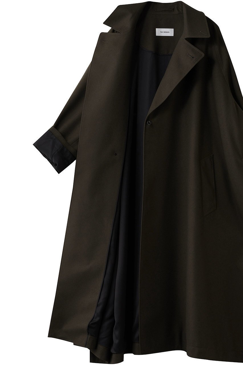 【ザ リラクス/THE RERACS】のトレンチポンチョコート 人気、トレンドファッション・服の通販 founy(ファニー) 　ファッション　Fashion　レディースファッション　Fashion for Women　アウター　Coat / Outerwear Collection　コート・ロングコート・ピーコート　Long Coats, Peacoats & More　ポンチョ・ケープコート　Ponchos & Capes　スタイリッシュ　Stylish, Fashionable　スリーブ　Sleeve, Long Sleeve / Short Sleeve　トレンチ　Trench, Trench Coat　マキシ　Maxi, Full Length　モダン　Modern, Contemporary　ロング　Long, Long-Length　定番　Standard, Basic Item　other-6|ID: prp329100004878866 ipo3291000000036404757