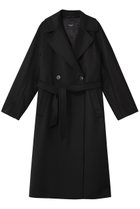 【マックスマーラ/Max Mara】の【Weekend Max Mara】RESINAピュア ヴァージンウール ダブルブレスト ロングコート ブラック|ID: prp329100004878868 ipo3291000000036404771
