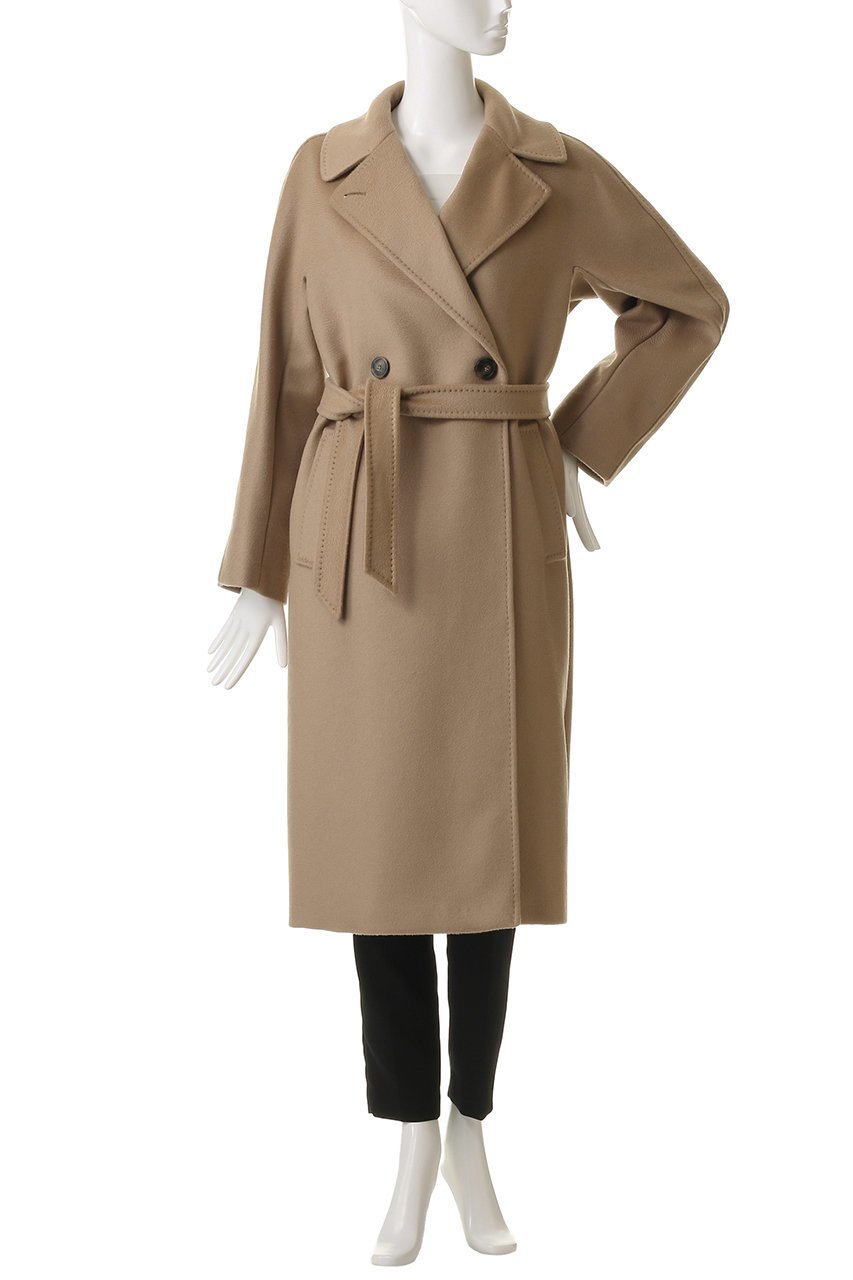 【マックスマーラ/Max Mara】の【Weekend Max Mara】RESINAピュア ヴァージンウール ダブルブレスト ロングコート 人気、トレンドファッション・服の通販 founy(ファニー) 　ファッション　Fashion　レディースファッション　Fashion for Women　アウター　Coat / Outerwear Collection　コート・ロングコート・ピーコート　Long Coats, Peacoats & More　ダブル　Double, Double-Breasted　デニム　Denim, Jeans Material　ビジネス 仕事 通勤　Business / Work / Commuting　リュクス　Luxury, Elegant, High-End, Chic　ロング　Long, Long-Length　A/W・秋冬　Autumn/Winter　other-2|ID: prp329100004878868 ipo3291000000036404772