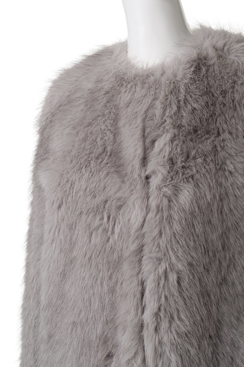 【マックスマーラ/Max Mara】の【Max Mara Studio】EROS フェイクファー ノーカラーコート 人気、トレンドファッション・服の通販 founy(ファニー) 　ファッション　Fashion　レディースファッション　Fashion for Women　アウター　Coat / Outerwear Collection　コート・ロングコート・ピーコート　Long Coats, Peacoats & More　パーティ　Party, Party Style　フェイクファー　Faux Fur, Imitation Fur　ロング　Long, Long-Length　A/W・秋冬　Autumn/Winter　other-5|ID: prp329100004878870 ipo3291000000036404794