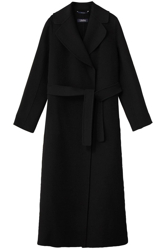 【マックスマーラ/Max Mara】の【 S Max Mara】POLDO ウエストLana Vergine ロングコート インテリア・キッズ・メンズ・レディースファッション・服の通販 founy(ファニー) https://founy.com/ ファッション Fashion レディースファッション Fashion for Women アウター Coat / Outerwear Collection コート・ロングコート・ピーコート Long Coats, Peacoats & More なめらか Smooth, Silky Texture シルク Silk, 100% Silk スタイリッシュ Stylish, Fashionable ロング Long, Long-Length エレガント 上品 Elegant A/W・秋冬 Autumn/Winter |ID: prp329100004878871 ipo3291000000036404797