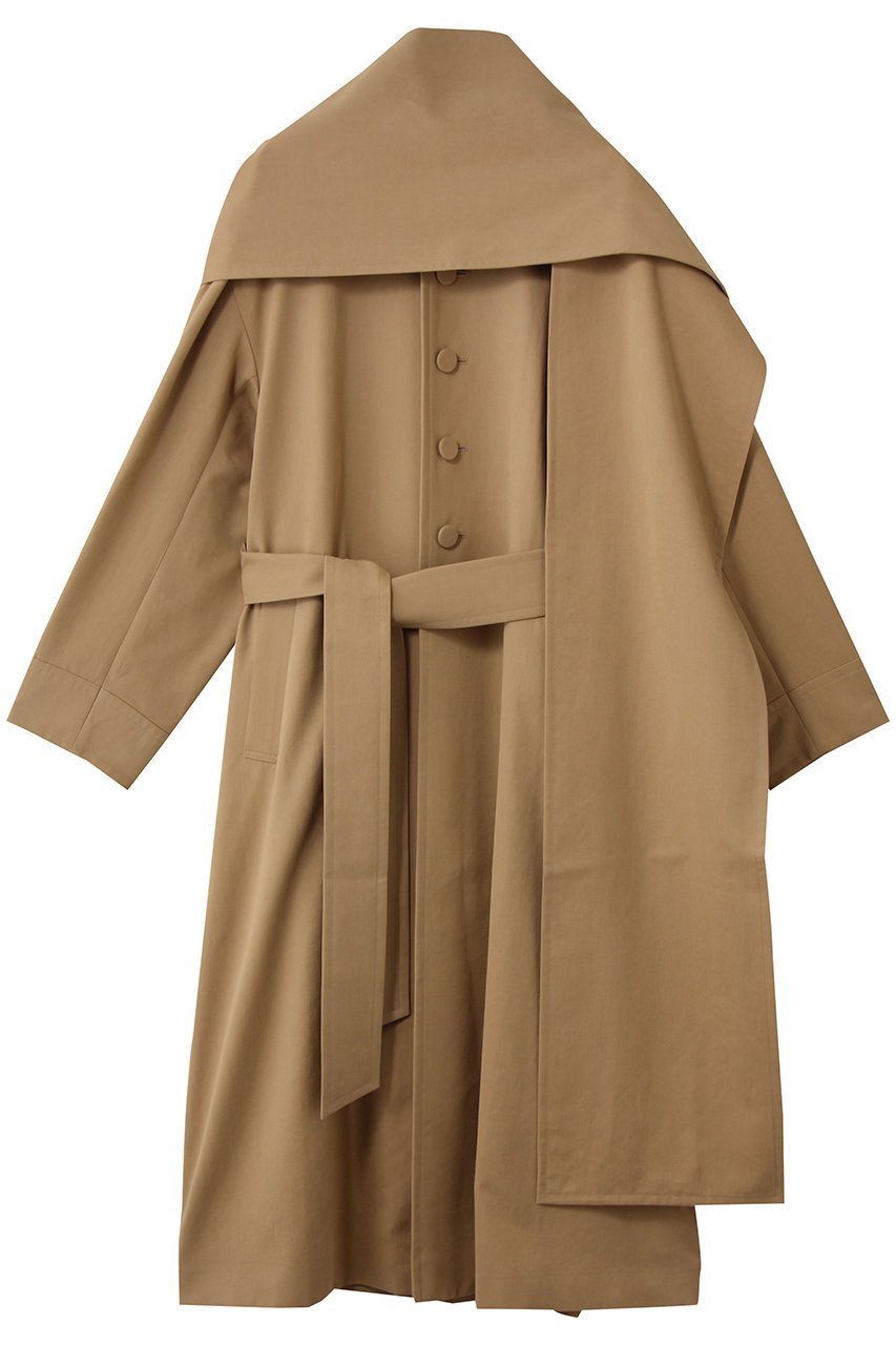 【オブリオ/AUBRIOT】のストールセットカラーレスコート インテリア・キッズ・メンズ・レディースファッション・服の通販 founy(ファニー) 　ファッション　Fashion　レディースファッション　Fashion for Women　アウター　Coat / Outerwear Collection　コート・ロングコート・ピーコート　Long Coats, Peacoats & More　イタリア　Italy　ストール　Stole, Wrap　ロング　Long, Long-Length　キャメルブラウン|ID: prp329100004878874 ipo3291000000036404825