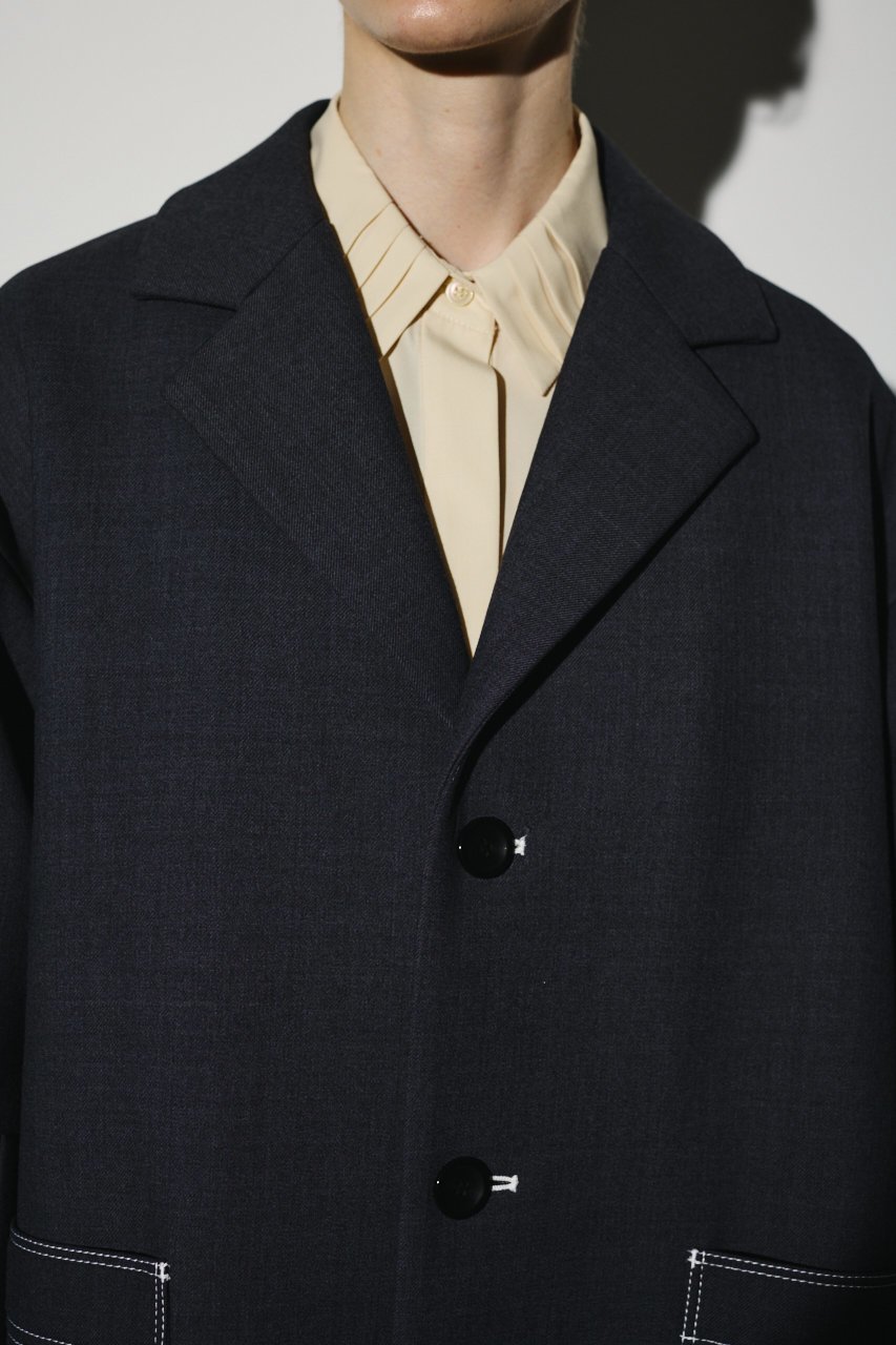 【リムアーク/RIM.ARK】のGabardine bonding stitch CT/コート 人気、トレンドファッション・服の通販 founy(ファニー) 　ファッション　Fashion　レディースファッション　Fashion for Women　アウター　Coat / Outerwear Collection　コート・ロングコート・ピーコート　Long Coats, Peacoats & More　ジャケット　Jacket, Outerwear　フォルム　Silhouette, Form　ボンディング　Bonding, Bonded Fabric　ミドル　Middle Length, Mid Height　モダン　Modern, Contemporary　ロング　Long, Long-Length　other-7|ID: prp329100004878876 ipo3291000000036404850