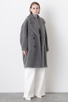 【ヒューエルミュージアム/hueLe Museum】の【STUMBLY】New Silhouette Pea Coat 人気、トレンドファッション・服の通販 founy(ファニー) ファッション Fashion レディースファッション Fashion for Women アウター Coat / Outerwear Collection コート・ロングコート・ピーコート Long Coats, Peacoats & More Pコート Pea Coats クラシック Classic, Timeless Style フォルム Silhouette, Form ミドル Middle Length, Mid Height ロング Long, Long-Length |ID:prp329100004878882