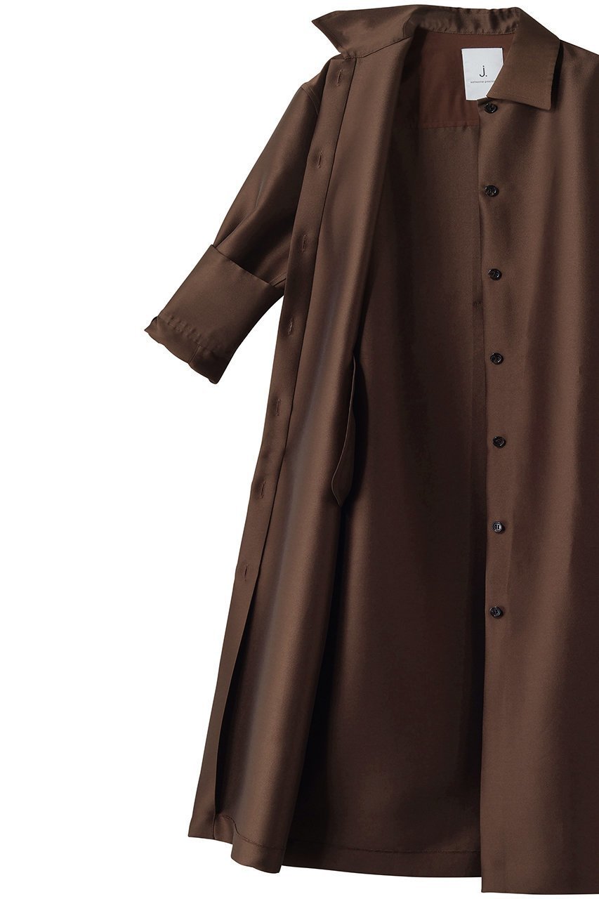 【ジェイドット/j.】のオクタダブルクロス ドレスコート 人気、トレンドファッション・服の通販 founy(ファニー) 　ファッション　Fashion　レディースファッション　Fashion for Women　アウター　Coat / Outerwear Collection　コート・ロングコート・ピーコート　Long Coats, Peacoats & More　ワンピース　Dresses　フォーマル・パーティードレス・結婚式用ドレス　Elegant & Casual Dresses　ドレス　Dress, One-Piece　フォルム　Silhouette, Form　リュクス　Luxury, Elegant, High-End, Chic　ロング　Long, Long-Length　新作・新入荷　New Arrivals / New In　other-6|ID: prp329100004878886 ipo3291000000036405276