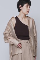 【プルミエ アロンディスモン/1er Arrondissement】のワンショルダーニット 人気、トレンドファッション・服の通販 founy(ファニー) ファッション Fashion レディースファッション Fashion for Women トップス・カットソー Cut & Sew Tops ニット Knit Tops & Sweaters カジュアルプルオーバー・ニットトップス Pullovers & Knit Tops / Casual Pullovers ラップ Wrap, Wrap Design ワンショル One Shoulder, Asymmetrical 新作・新入荷 New Arrivals / New In thumbnail ブラウン|ID: prp329100004878893 ipo3291000000036405336