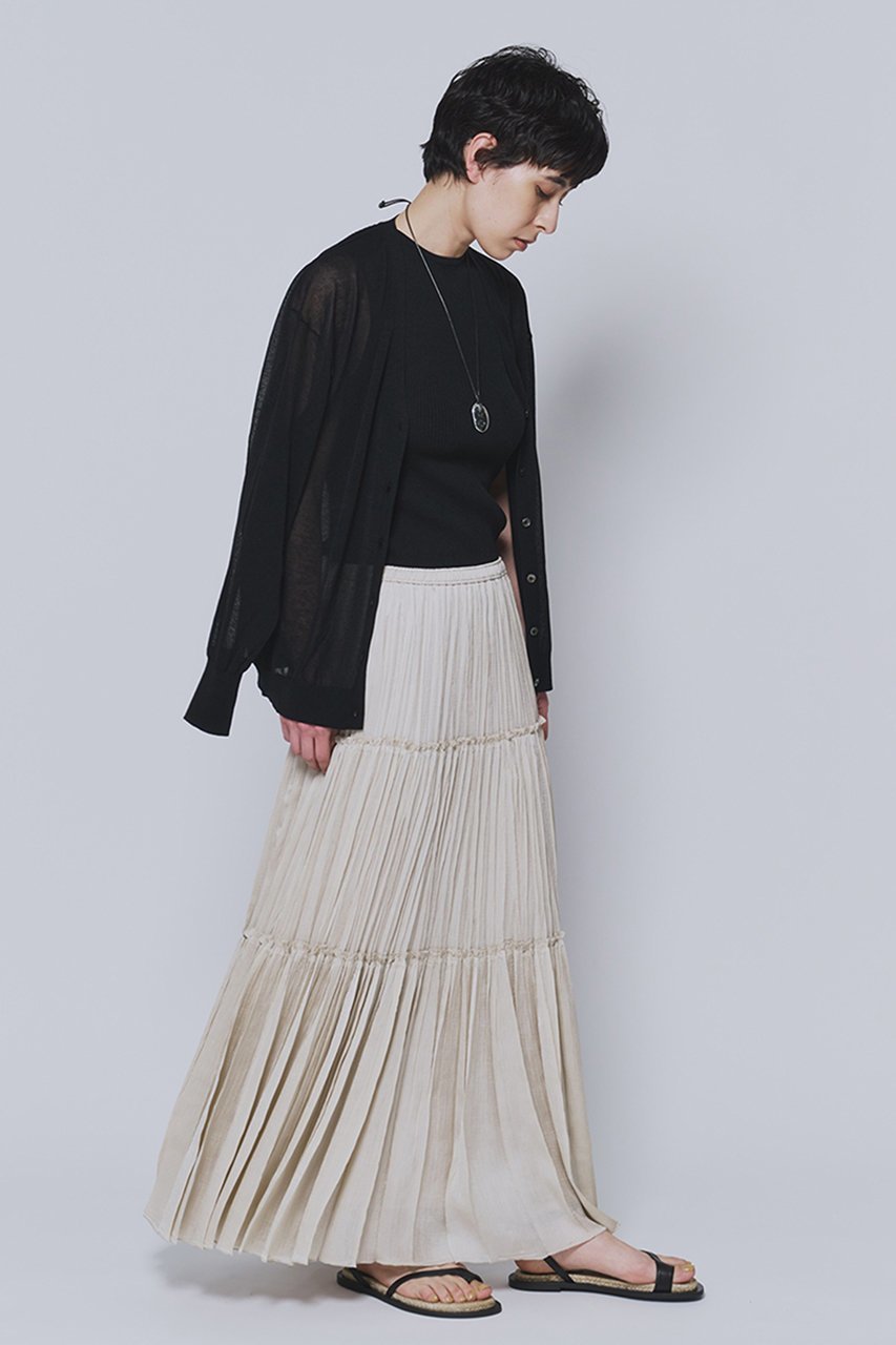 【プルミエ アロンディスモン/1er Arrondissement】のコットンナイロンニットリブタンク 人気、トレンドファッション・服の通販 founy(ファニー) 　ファッション　Fashion　レディースファッション　Fashion for Women　トップス・カットソー　Cut & Sew Tops　ニット　Knit Tops & Sweaters　カジュアルプルオーバー・ニットトップス　Pullovers & Knit Tops / Casual Pullovers　おすすめ　Recommended / Our Picks　インナー　Innerwear　セットアップ　Set-Up, Coordinated Outfit　夏　Summer　新作・新入荷　New Arrivals / New In　春　Spring　S/S・春夏　SS, Spring/Summer, Warm Season　other-2|ID: prp329100004878894 ipo3291000000036405346