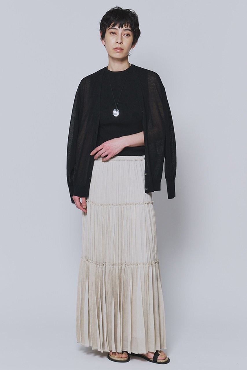 【プルミエ アロンディスモン/1er Arrondissement】のコットンナイロンニットリブタンク 人気、トレンドファッション・服の通販 founy(ファニー) 　ファッション　Fashion　レディースファッション　Fashion for Women　トップス・カットソー　Cut & Sew Tops　ニット　Knit Tops & Sweaters　カジュアルプルオーバー・ニットトップス　Pullovers & Knit Tops / Casual Pullovers　おすすめ　Recommended / Our Picks　インナー　Innerwear　セットアップ　Set-Up, Coordinated Outfit　夏　Summer　新作・新入荷　New Arrivals / New In　春　Spring　S/S・春夏　SS, Spring/Summer, Warm Season　other-5|ID: prp329100004878894 ipo3291000000036405349