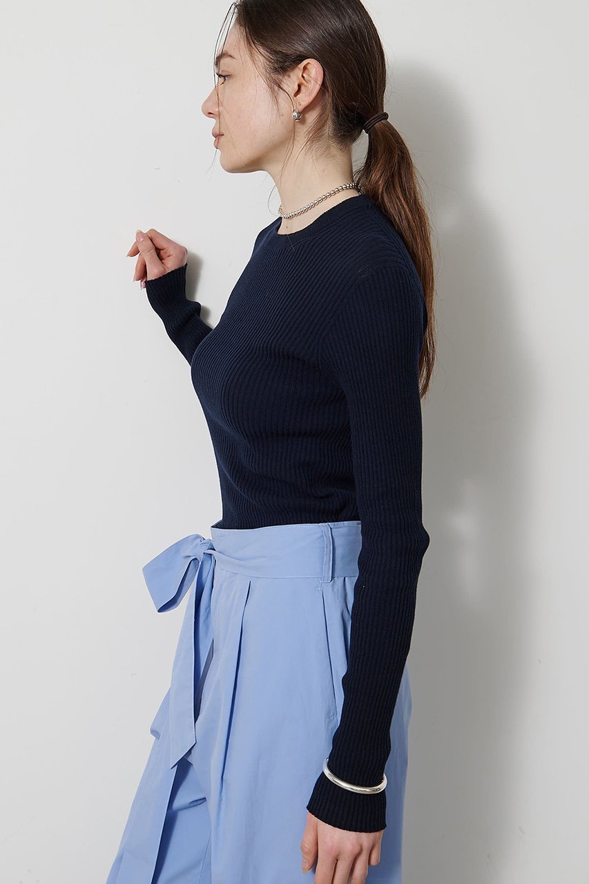 【ウィムガゼット/Whim Gazette】のホールガーメントRIBプルオーバー 人気、トレンドファッション・服の通販 founy(ファニー) 　ファッション　Fashion　レディースファッション　Fashion for Women　トップス・カットソー　Cut & Sew Tops　ニット　Knit Tops & Sweaters　カジュアルプルオーバー・ニットトップス　Pullovers & Knit Tops / Casual Pullovers　インナー　Innerwear　コンパクト　Compact, Small Size　ジャケット　Jacket, Outerwear　ホールガーメント　WholeGarment, Seamless Knit　エレガント 上品　Elegant　新作・新入荷　New Arrivals / New In　other-2|ID: prp329100004878896 ipo3291000000036405359