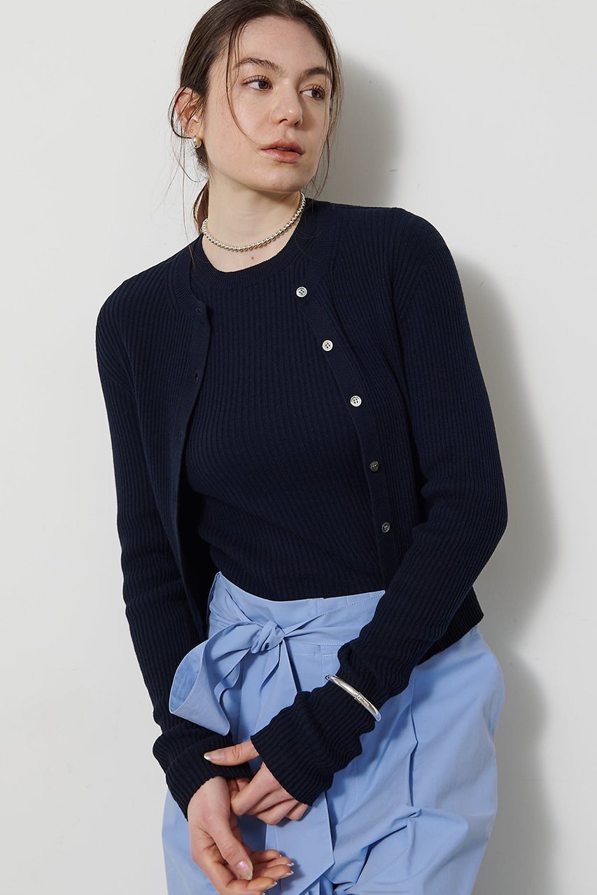 【ウィムガゼット/Whim Gazette】のホールガーメントRIBプルオーバー 人気、トレンドファッション・服の通販 founy(ファニー) 　ファッション　Fashion　レディースファッション　Fashion for Women　トップス・カットソー　Cut & Sew Tops　ニット　Knit Tops & Sweaters　カジュアルプルオーバー・ニットトップス　Pullovers & Knit Tops / Casual Pullovers　インナー　Innerwear　コンパクト　Compact, Small Size　ジャケット　Jacket, Outerwear　ホールガーメント　WholeGarment, Seamless Knit　エレガント 上品　Elegant　新作・新入荷　New Arrivals / New In　other-6|ID: prp329100004878896 ipo3291000000036405363