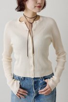 【ウィムガゼット/Whim Gazette】のホールガーメントRIBカーディガン 人気、トレンドファッション・服の通販 founy(ファニー) ファッション Fashion レディースファッション Fashion for Women トップス・カットソー Cut & Sew Tops ニット Knit Tops & Sweaters カーディガン・羽織り Layered Style Cardigans おすすめ Recommended / Our Picks カーディガン Cardigan, Knitwear コンパクト Compact, Small Size ショート Short, Short Length ホールガーメント WholeGarment, Seamless Knit エレガント 上品 Elegant 新作・新入荷 New Arrivals / New In thumbnail アイボリー|ID: prp329100004878897 ipo3291000000036405365
