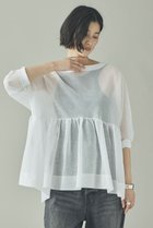 【カレンソロジー/Curensology】のシアーギャザーニットプルオーバー 人気、トレンドファッション・服の通販 founy(ファニー) ファッション Fashion レディースファッション Fashion for Women トップス・カットソー Cut & Sew Tops ニット Knit Tops & Sweaters カジュアルプルオーバー・ニットトップス Pullovers & Knit Tops / Casual Pullovers おすすめ Recommended / Our Picks アクセサリー Fashion Accessories インナー Innerwear ギャザー Gathered, Ruffled シアー Sheer, See-Through ジャケット Jacket, Outerwear ドレープ Drape, Draping Fabric エレガント 上品 Elegant 夏 Summer 新作・新入荷 New Arrivals / New In 春 Spring S/S・春夏 SS, Spring/Summer, Warm Season 軽量 Lightweight, Ultra Light thumbnail ホワイト|ID: prp329100004878899 ipo3291000000036405391