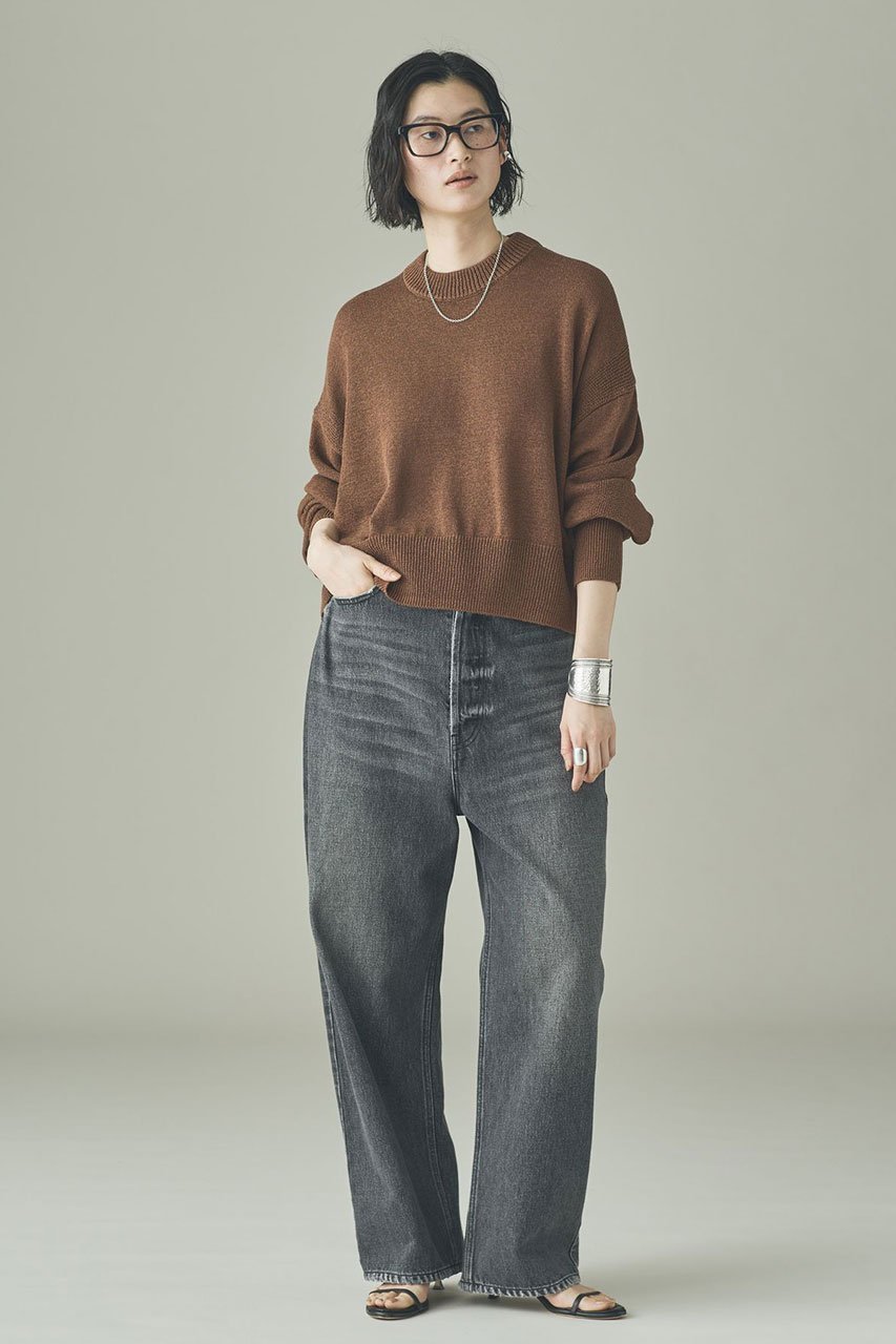 【カレンソロジー/Curensology】のリネンテープヤーンニットプルオーバー 人気、トレンドファッション・服の通販 founy(ファニー) 　ファッション　Fashion　レディースファッション　Fashion for Women　トップス・カットソー　Cut & Sew Tops　ニット　Knit Tops & Sweaters　カジュアルプルオーバー・ニットトップス　Pullovers & Knit Tops / Casual Pullovers　サマー　Summer, Summer Style　シンプル　Simple, Minimal　バランス　Balance, Style Balance　リネン　Linen, Linen Fabric　ルーズ　Loose, Oversized　夏　Summer　新作・新入荷　New Arrivals / New In　春　Spring　other-5|ID: prp329100004878900 ipo3291000000036405408