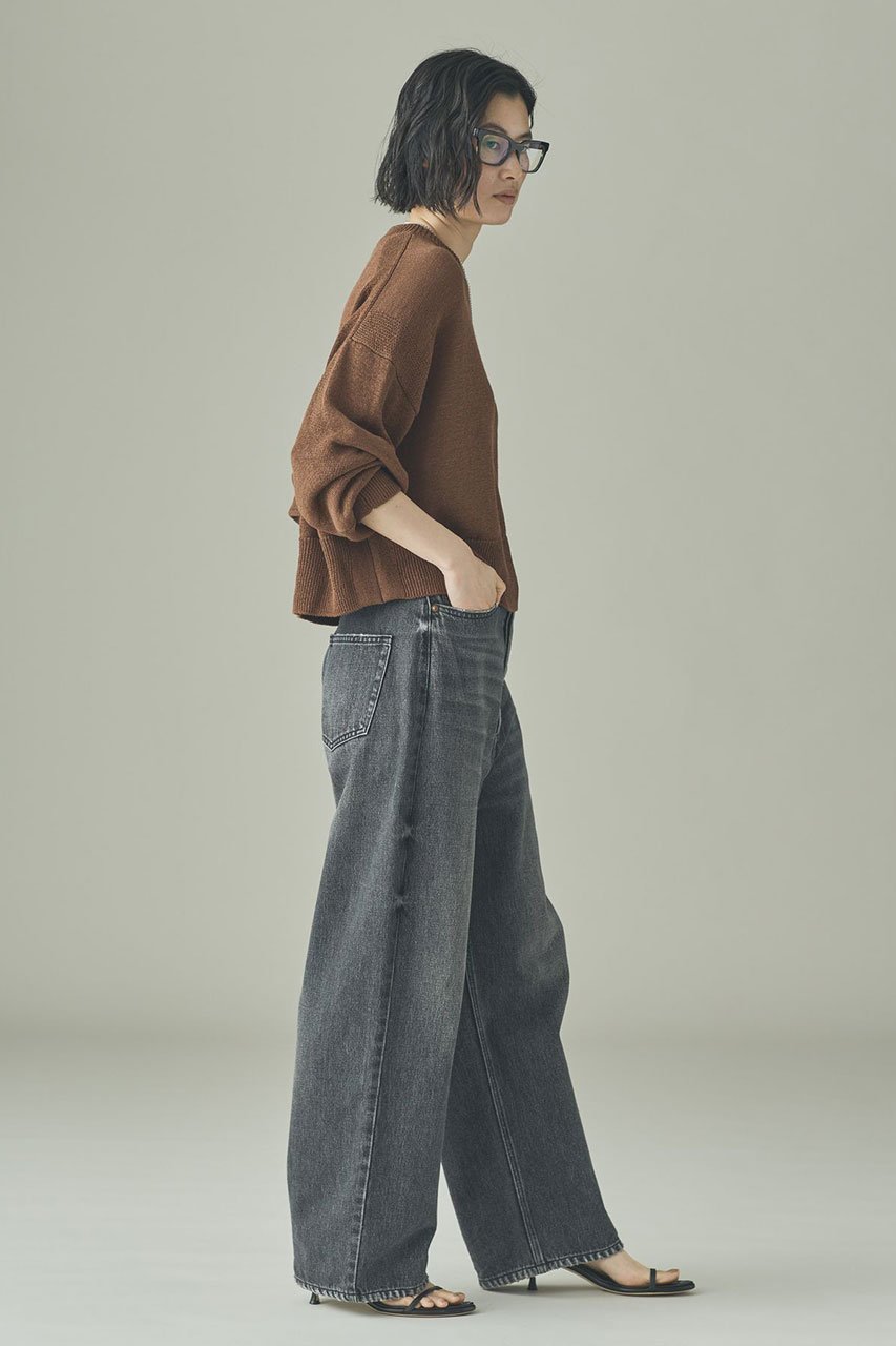 【カレンソロジー/Curensology】のリネンテープヤーンニットプルオーバー 人気、トレンドファッション・服の通販 founy(ファニー) 　ファッション　Fashion　レディースファッション　Fashion for Women　トップス・カットソー　Cut & Sew Tops　ニット　Knit Tops & Sweaters　カジュアルプルオーバー・ニットトップス　Pullovers & Knit Tops / Casual Pullovers　サマー　Summer, Summer Style　シンプル　Simple, Minimal　バランス　Balance, Style Balance　リネン　Linen, Linen Fabric　ルーズ　Loose, Oversized　夏　Summer　新作・新入荷　New Arrivals / New In　春　Spring　other-6|ID: prp329100004878900 ipo3291000000036405409