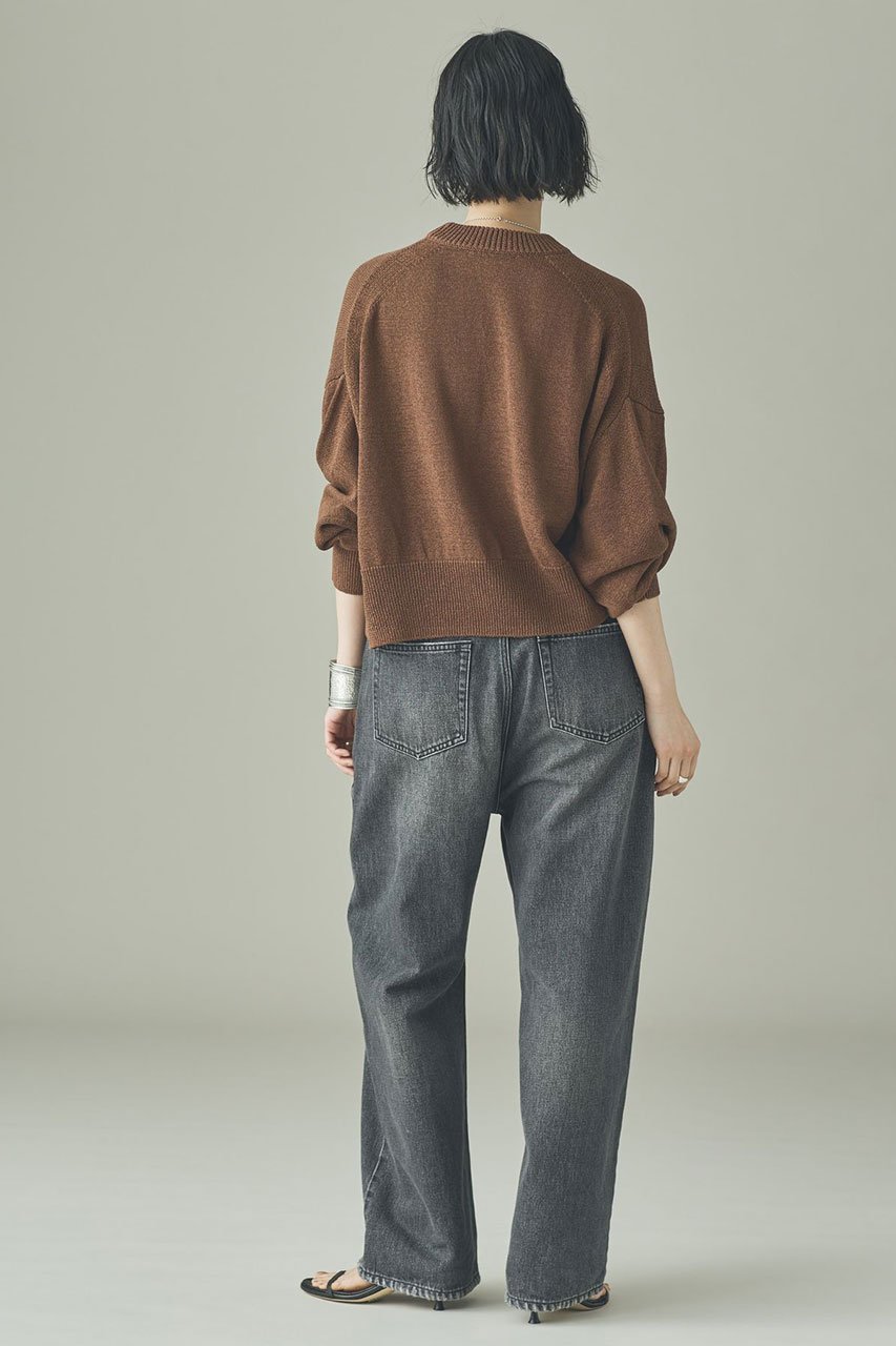 【カレンソロジー/Curensology】のリネンテープヤーンニットプルオーバー 人気、トレンドファッション・服の通販 founy(ファニー) 　ファッション　Fashion　レディースファッション　Fashion for Women　トップス・カットソー　Cut & Sew Tops　ニット　Knit Tops & Sweaters　カジュアルプルオーバー・ニットトップス　Pullovers & Knit Tops / Casual Pullovers　サマー　Summer, Summer Style　シンプル　Simple, Minimal　バランス　Balance, Style Balance　リネン　Linen, Linen Fabric　ルーズ　Loose, Oversized　夏　Summer　新作・新入荷　New Arrivals / New In　春　Spring　other-7|ID: prp329100004878900 ipo3291000000036405410