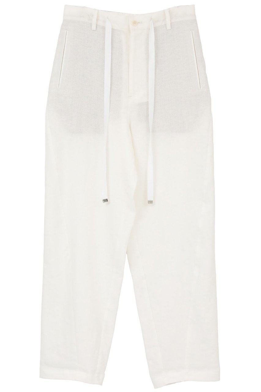 【マルティニーク/martinique】の【l heritage martinique】ストレッチリネンイージーパンツ インテリア・キッズ・メンズ・レディースファッション・服の通販 founy(ファニー) 　ファッション　Fashion　レディースファッション　Fashion for Women　パンツ　Pants & Trousers　おすすめ　Recommended / Our Picks　ストレッチ　Stretch, Stretchy Fabric　パターン　Pattern, Design Print　フォルム　Silhouette, Form　リネン　Linen, Linen Fabric　リラックス　Relax, Relaxed Fit　新作・新入荷　New Arrivals / New In　ホワイト|ID: prp329100004878904 ipo3291000000036405439