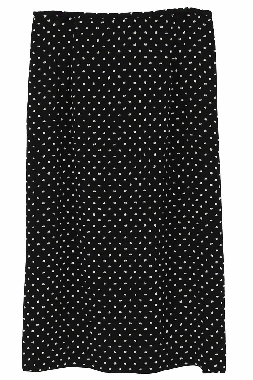 【マルティニーク/martinique】の【l heritage martinique】ドットカットジャガードペンシルスカート(セットアップ可) インテリア・キッズ・メンズ・レディースファッション・服の通販 founy(ファニー) 　ファッション　Fashion　レディースファッション　Fashion for Women　セットアップ　Matching Sets　スカート・ミニ/ミディ/マキシ　Skirts / Mini, Midi & Maxi Skirts　スカート　Skirts　ロングスカート　Long Skirts / Maxi & Midi Skirts　おすすめ　Recommended / Our Picks　アンサンブル　Ensemble Set　クラシック　Classic, Timeless Style　シンプル　Simple, Minimal　ジャカード／ジャガード　Jacquard, Woven Pattern　スペシャル　Special, Limited Edition　セットアップ　Set-Up, Coordinated Outfit　ドット　Polka Dot, Dot Pattern　ペンシル　Pencil, Pencil Skirt　モチーフ　Motif, Design Theme　ロング　Long, Long-Length　エレガント 上品　Elegant　新作・新入荷　New Arrivals / New In　ブラック×オフ|ID: prp329100004878913 ipo3291000000036405508