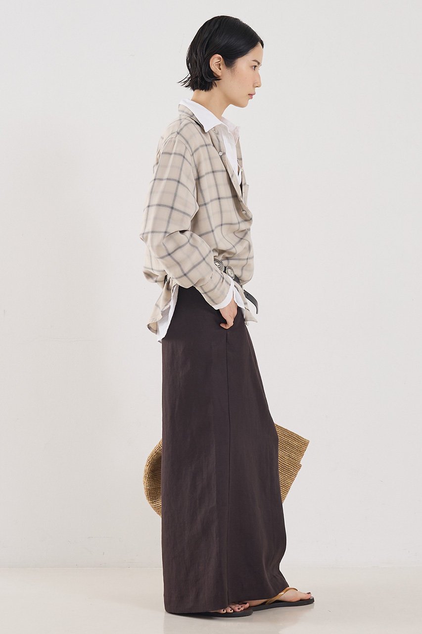 【ザ ストア バイ シー/THE STORE by C】のリネンストレートスカート 人気、トレンドファッション・服の通販 founy(ファニー) 　ファッション　Fashion　レディースファッション　Fashion for Women　スカート　Skirts　ロングスカート　Long Skirts / Maxi & Midi Skirts　エレガント 上品　Elegant　ストレート　Straight, Straight Cut　パターン　Pattern, Design Print　ロング　Long, Long-Length　other-8|ID: prp329100004878914 ipo3291000000036405517