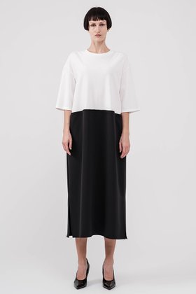 【ドメル/DOMELLE】 ダブル マテリアル ドレス人気、トレンドファッション・服の通販 founy(ファニー) ファッション Fashion レディースファッション Fashion for Women ワンピース Dresses フォーマル・パーティードレス・結婚式用ドレス Elegant & Casual Dresses チュニック Tunic Tops & Dresses シンプル Simple, Minimal ダブル Double, Double-Breasted チュニック Tunic, Long Top ドレス Dress, One-Piece ドレープ Drape, Draping Fabric リラックス Relax, Relaxed Fit ロング Long, Long-Length 定番 Standard, Basic Item 新作・新入荷 New Arrivals / New In |ID:prp329100004878916